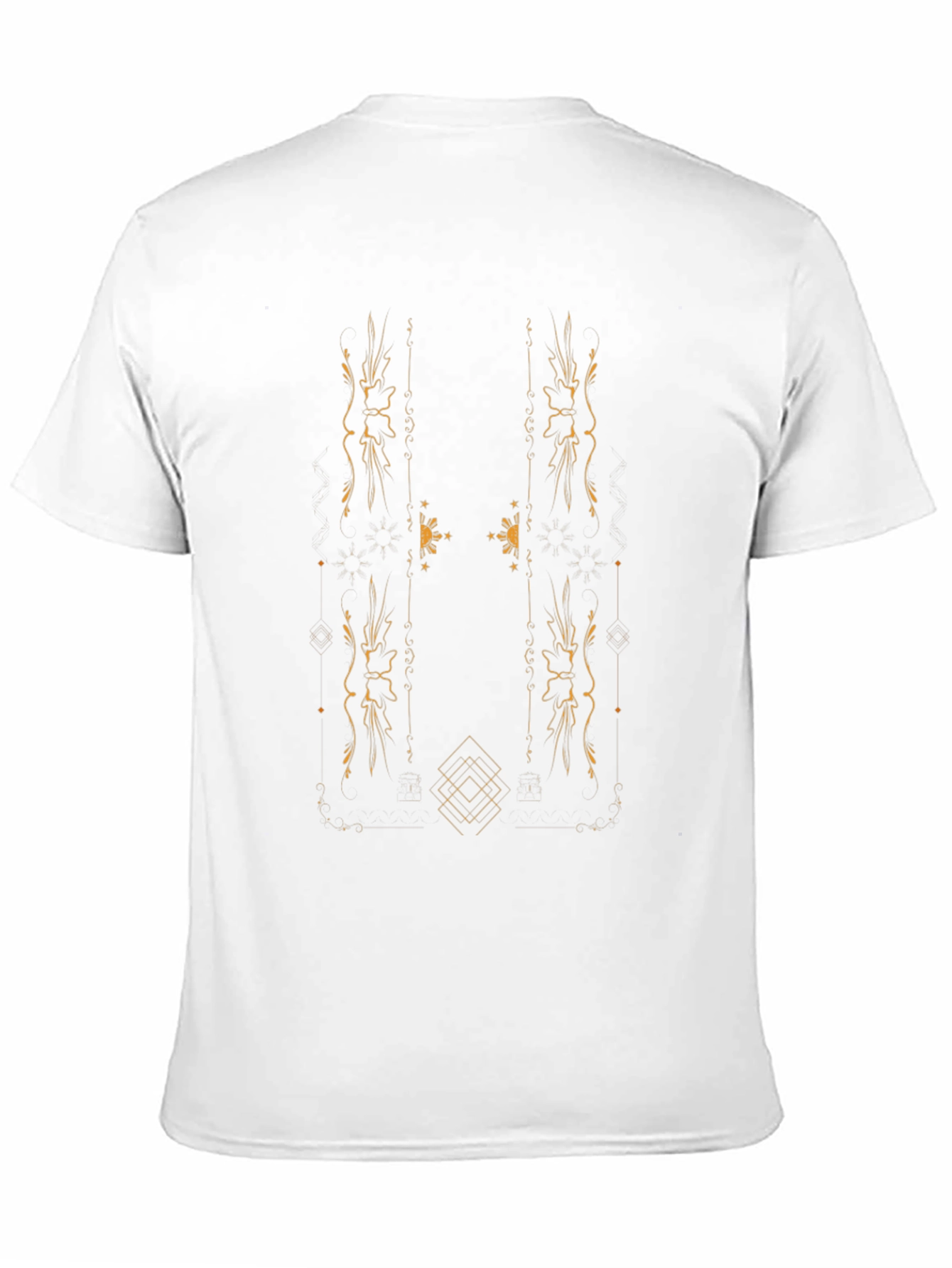 Stylish Graphic Print Tee - Black
