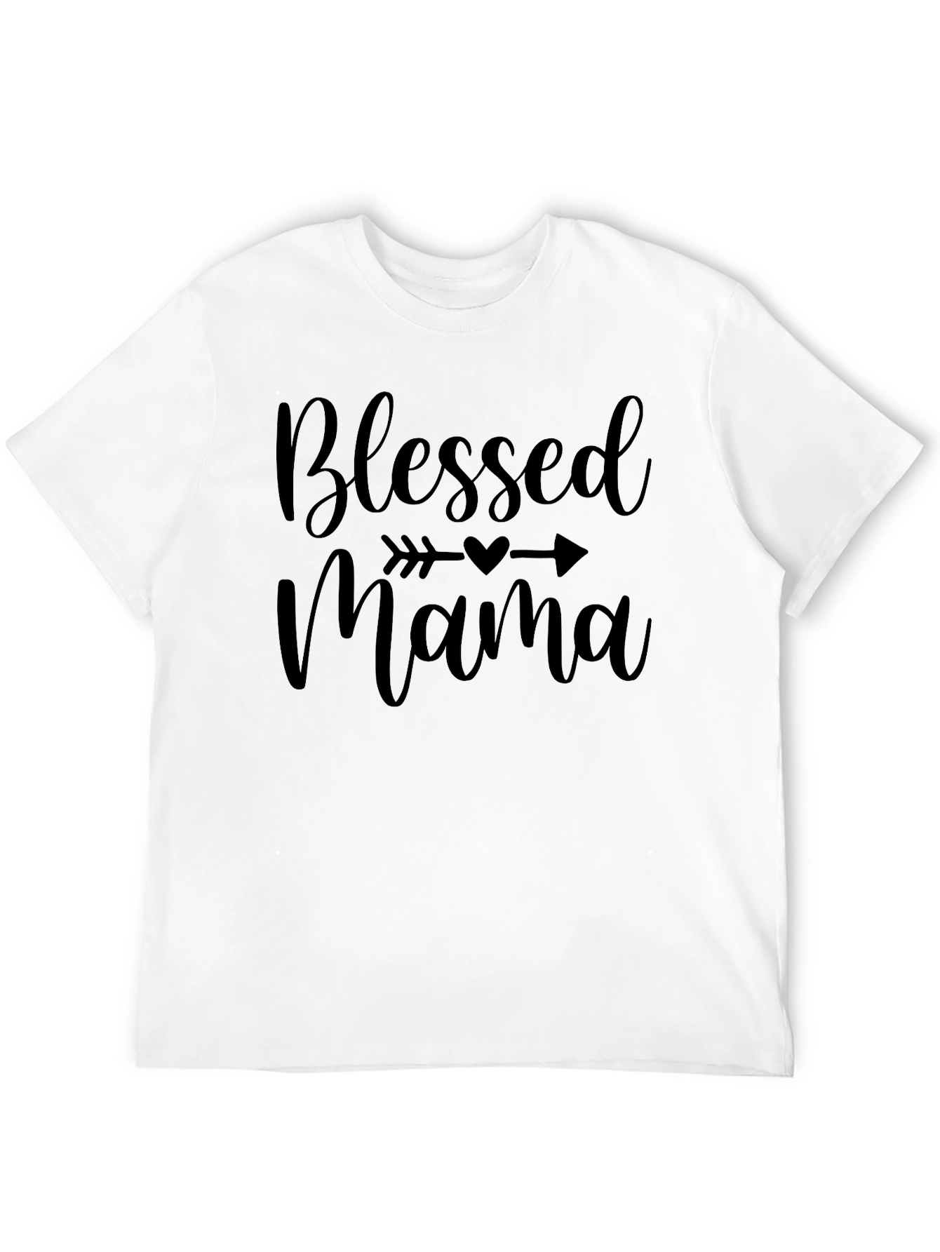 Blessed Mama Black Graphic Tee
