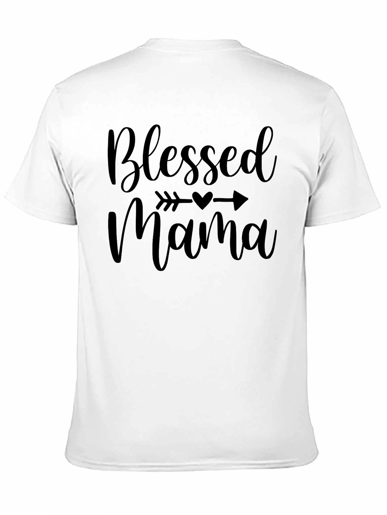Blessed Mama Black Graphic Tee