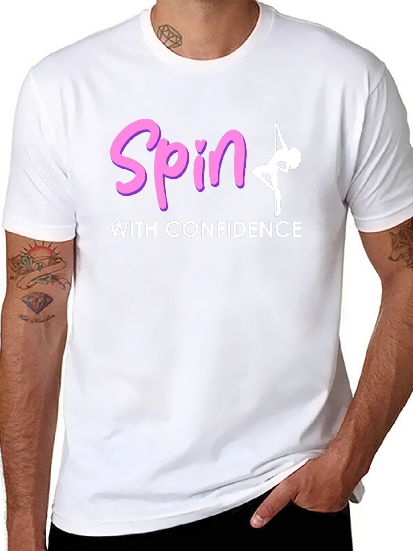 Spin with Confidence T-Shirt Pole Dancing
