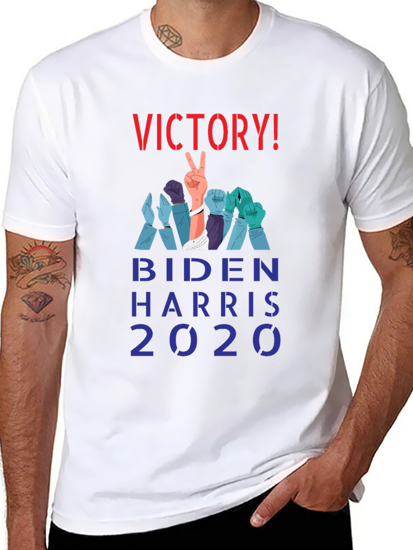 Victory! Biden Harris 2020 Graphic Tee
