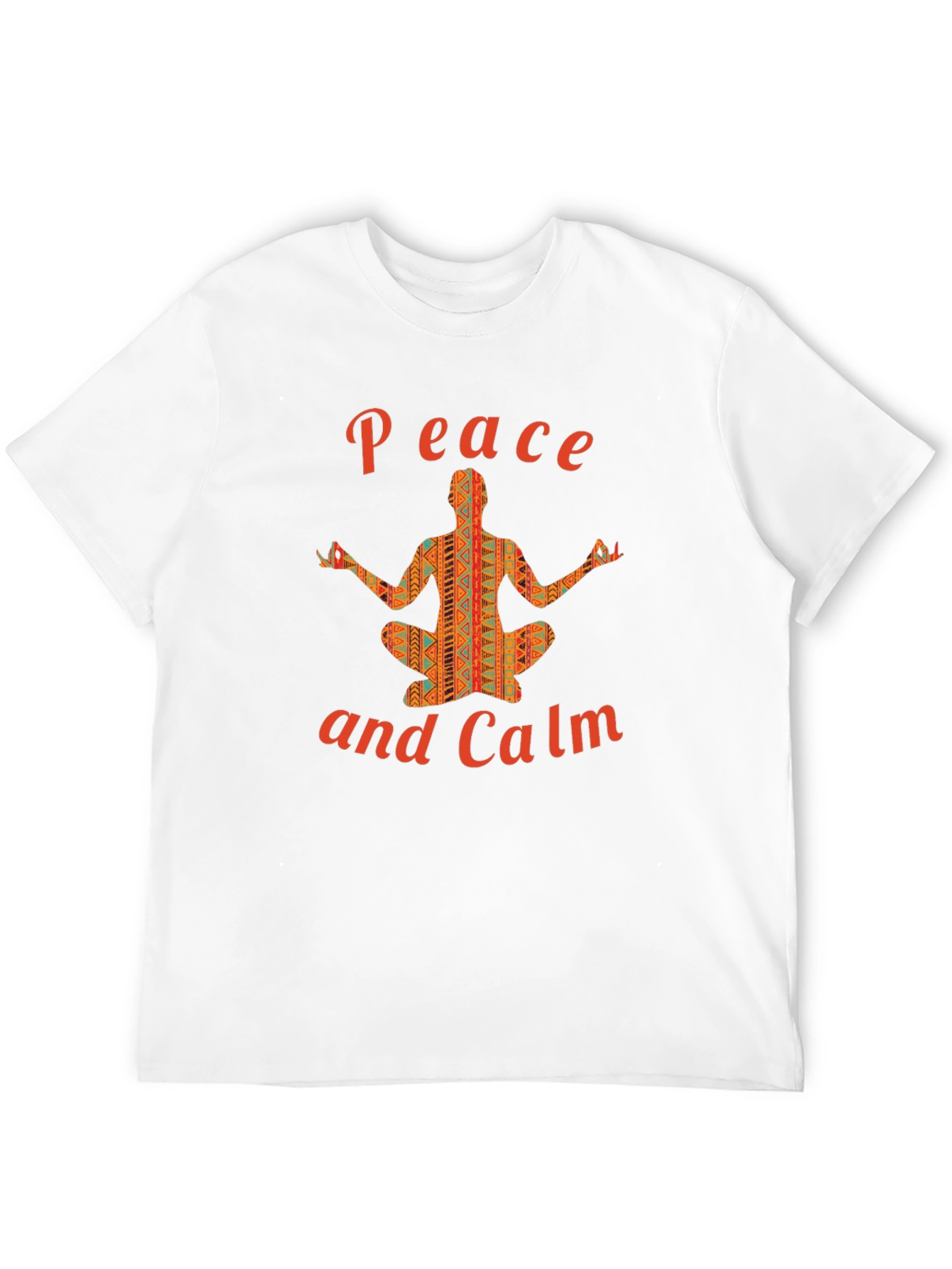 Peace and Calm Graphic T-Shirt Yoga Design