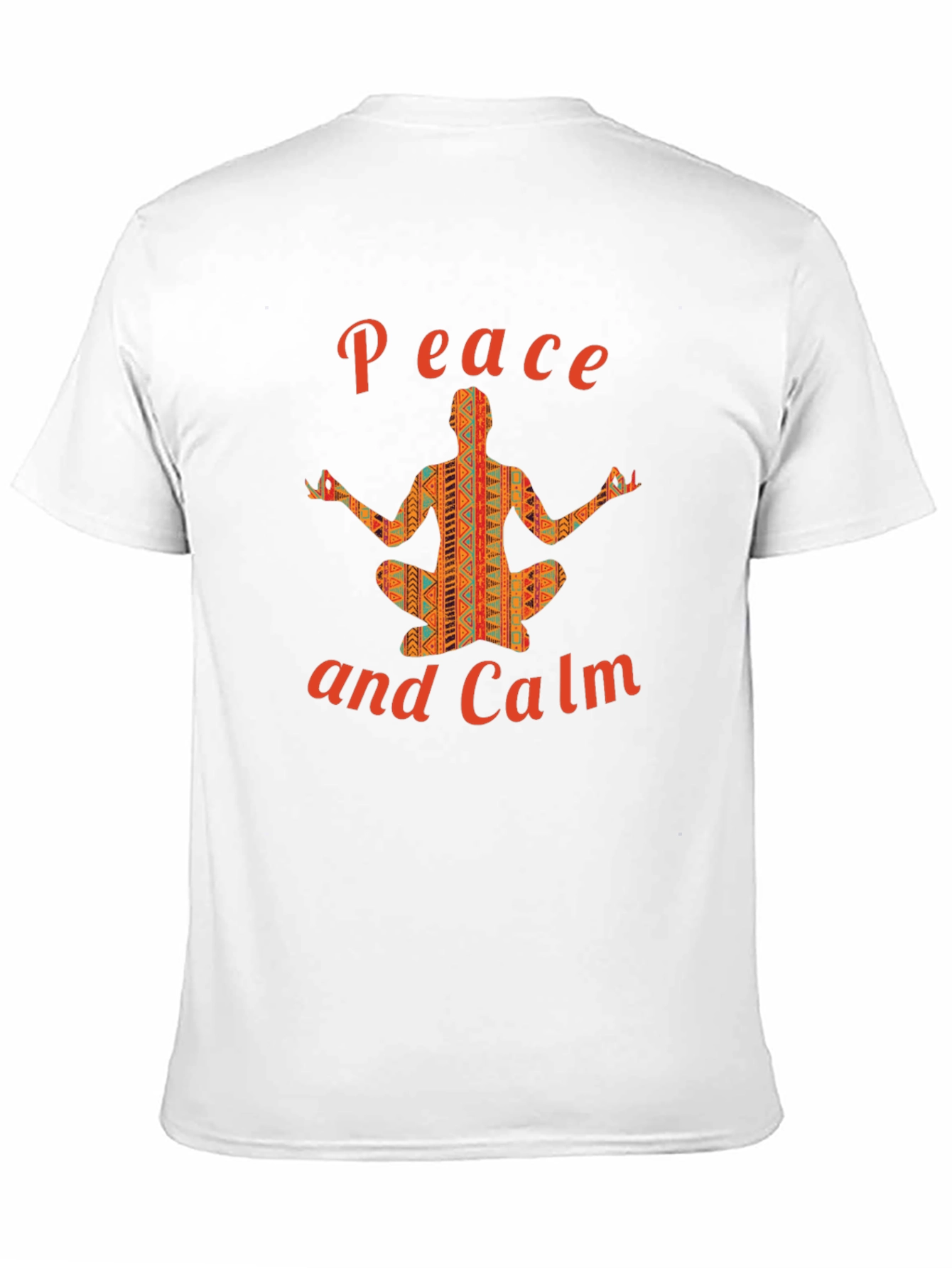 Peace and Calm Graphic T-Shirt Yoga Design