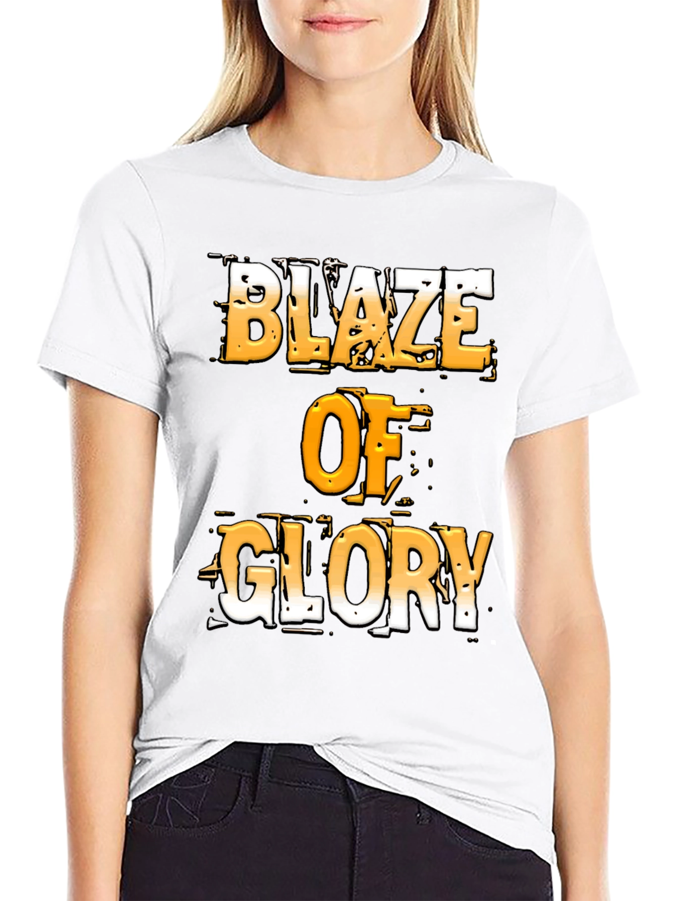 Blaze of Glory Graphic T-Shirt - Bold Design