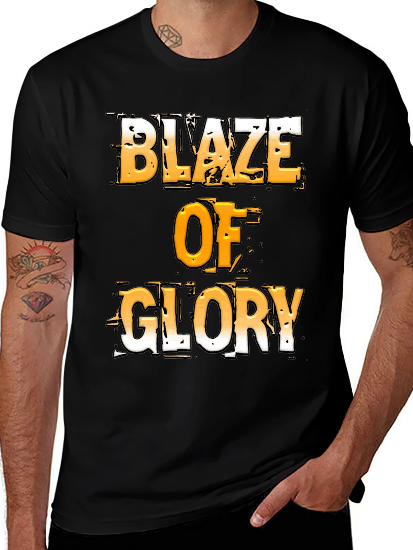 Blaze of Glory Graphic T-Shirt - Bold Design