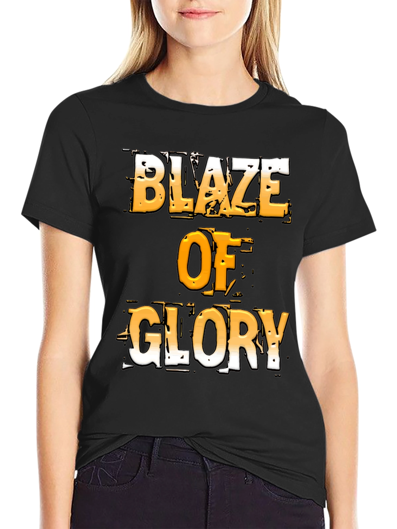 Blaze of Glory Graphic T-Shirt - Bold Design