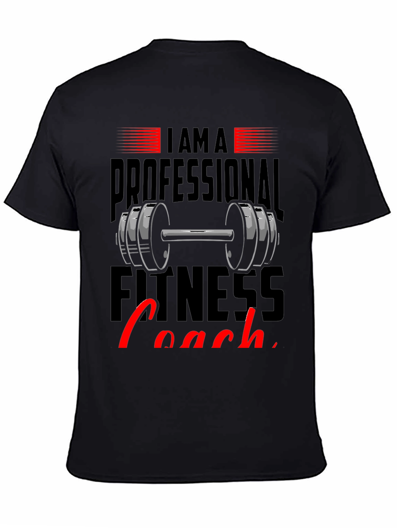 Professional Fitness Coach Graphic T-Shirt