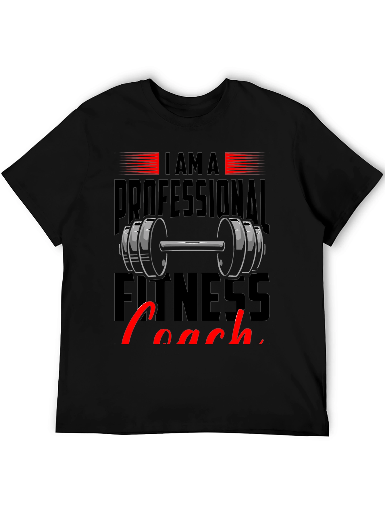 Professional Fitness Coach Graphic T-Shirt