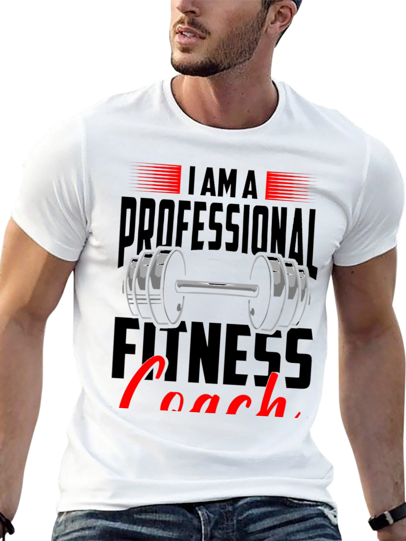 Professional Fitness Coach Graphic T-Shirt