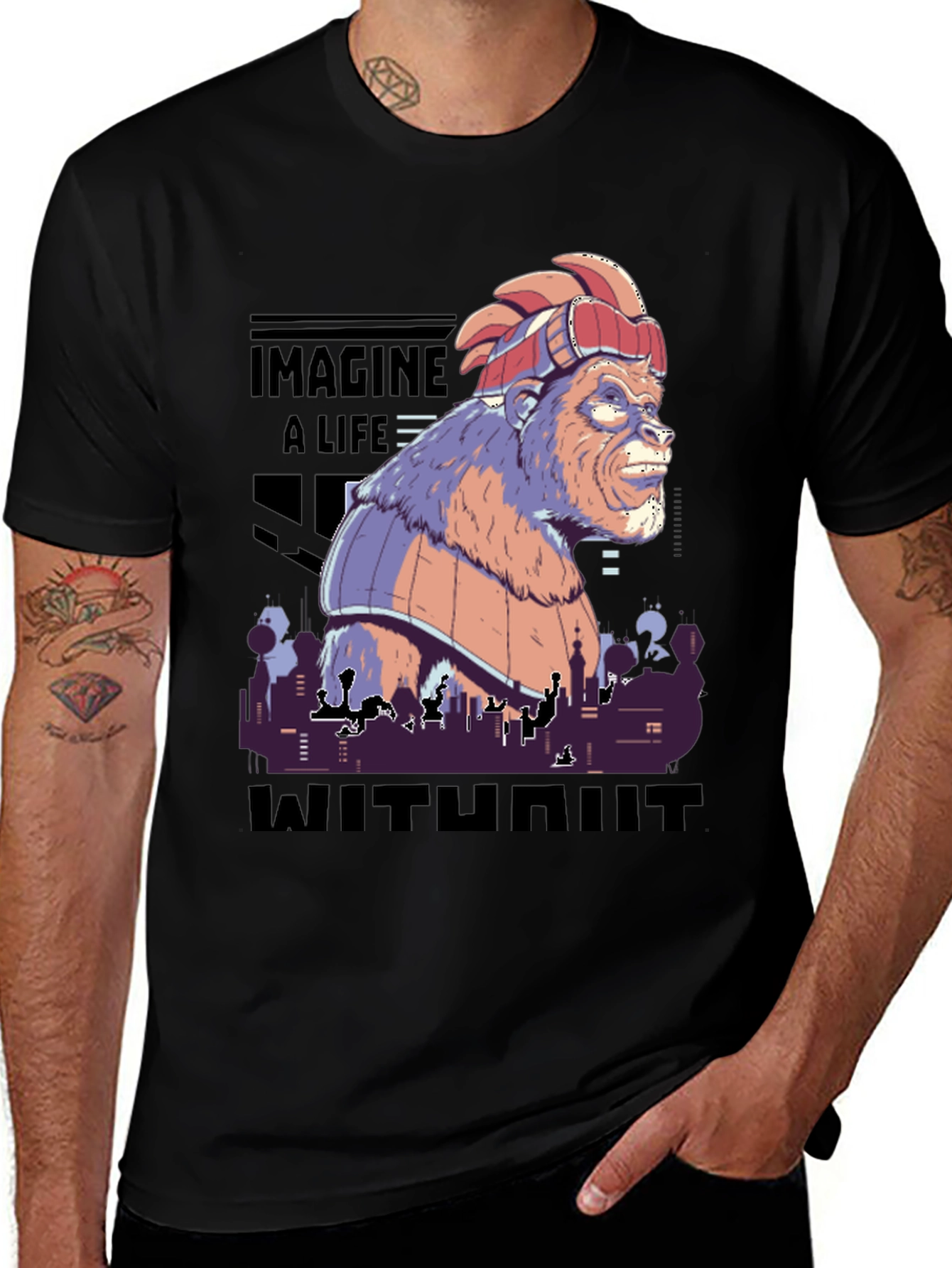 Imagine Life Without It Graphic Tee