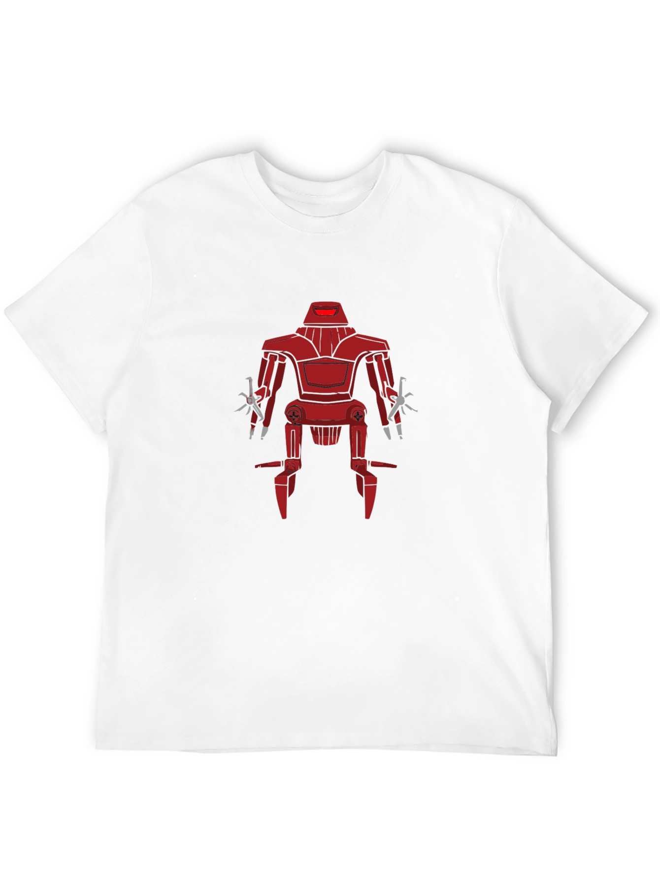 Retro Robot Graphic Black T-Shirt