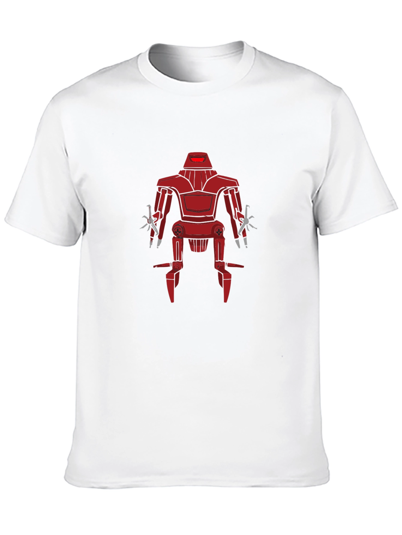 Retro Robot Graphic Black T-Shirt