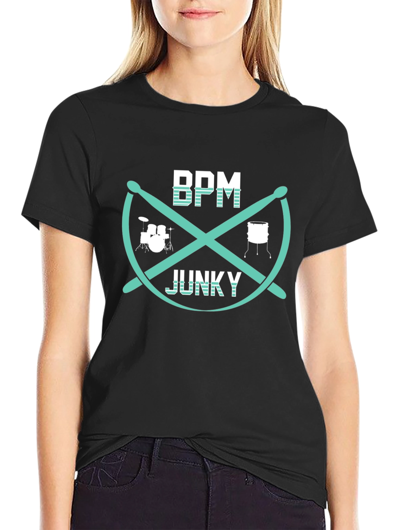 BPM Junky Drummer Graphic T-Shirt
