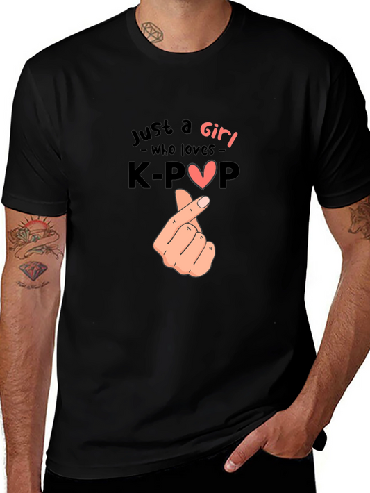 K-Pop Lover Tee - Just A Girl Who Loves K-Pop T-Shirt