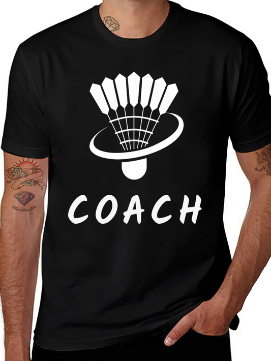 Badminton Coach T-Shirt - Sportswear Tee