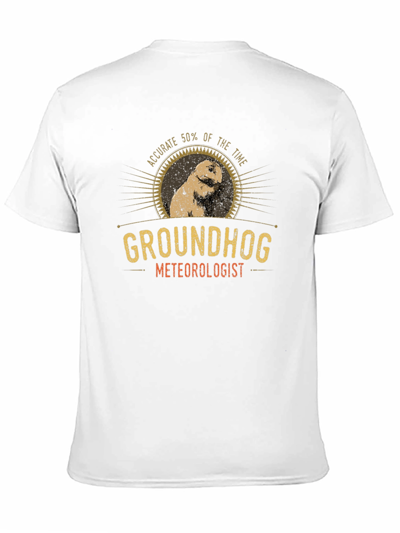 Groundhog Meteorologist Graphic T-Shirt