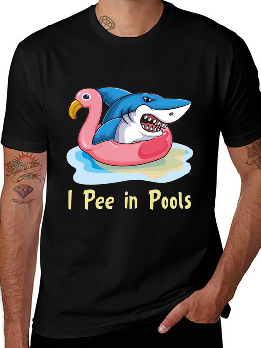 I Pee in Pools Shark T-Shirt
