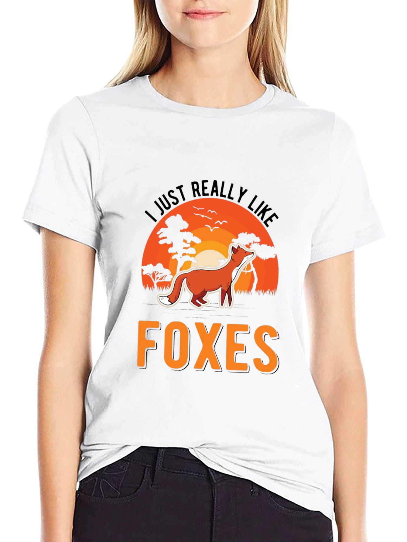 Fox Lover T-Shirt: I Just Really Like Foxes