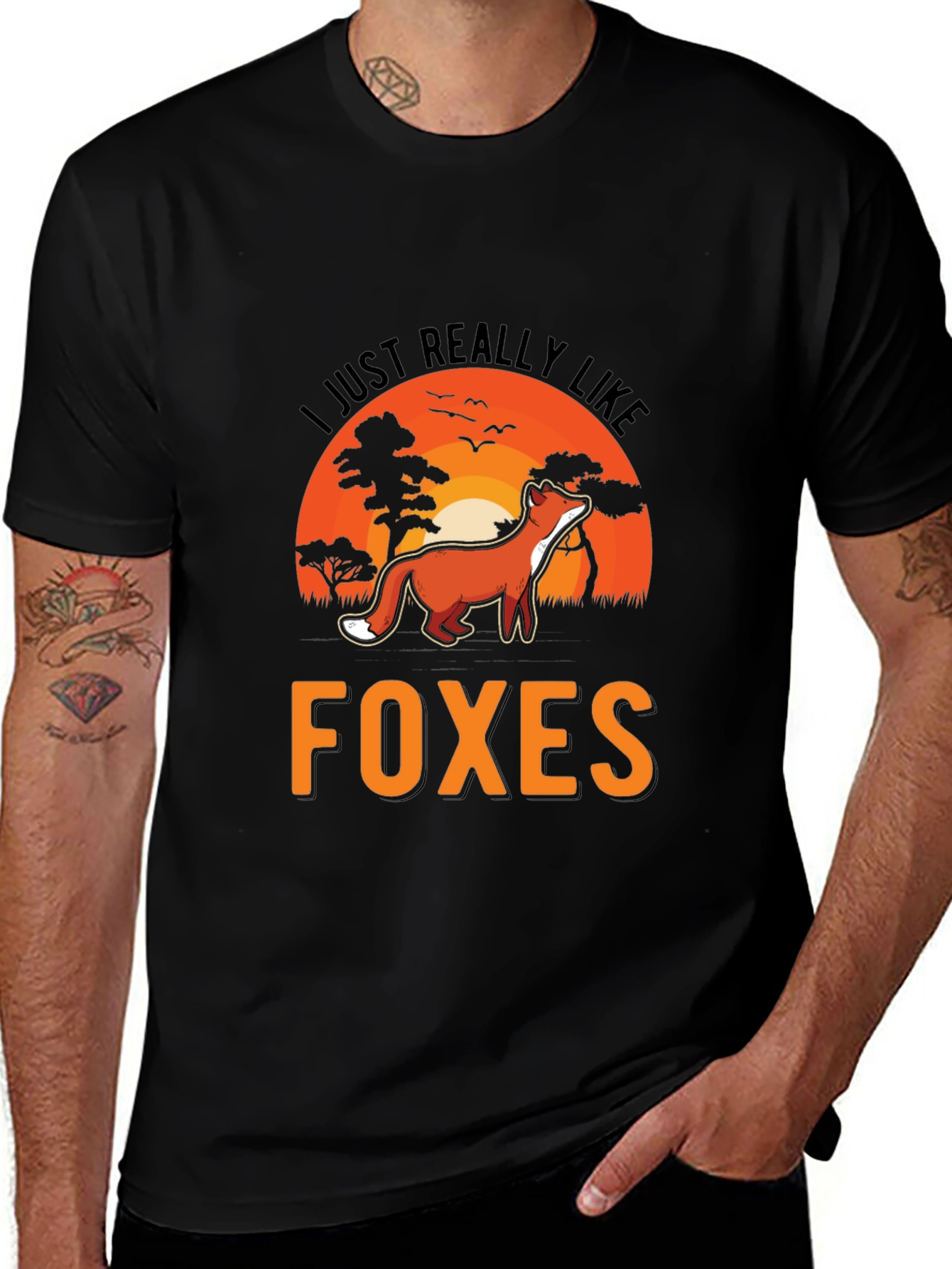 Fox Lover T-Shirt: I Just Really Like Foxes