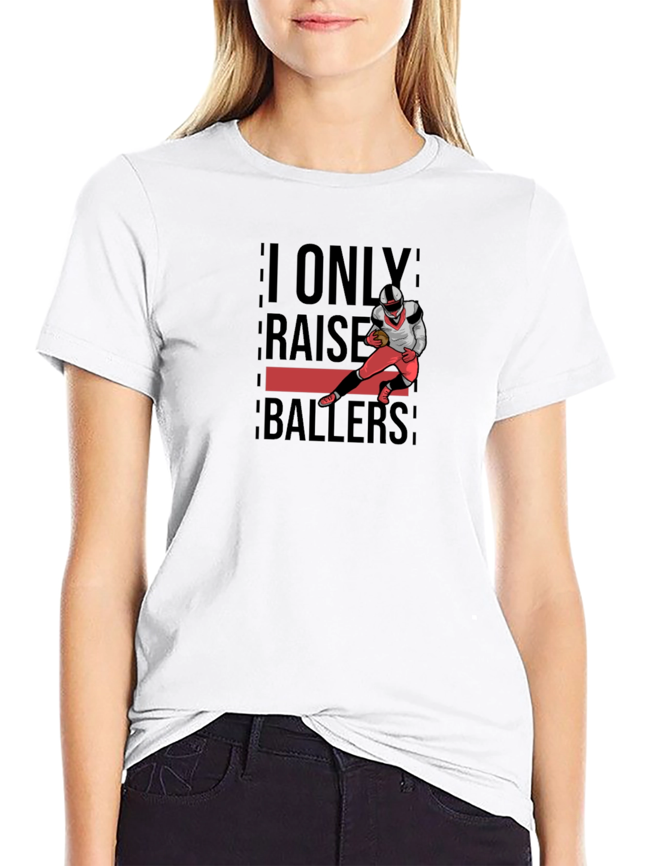 I Only Raise Ballers Graphic T-Shirt