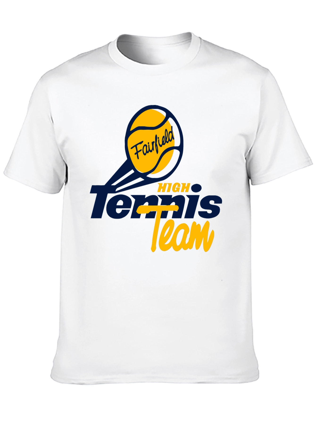 Fairfield Tennis High Team T-Shirt - Black