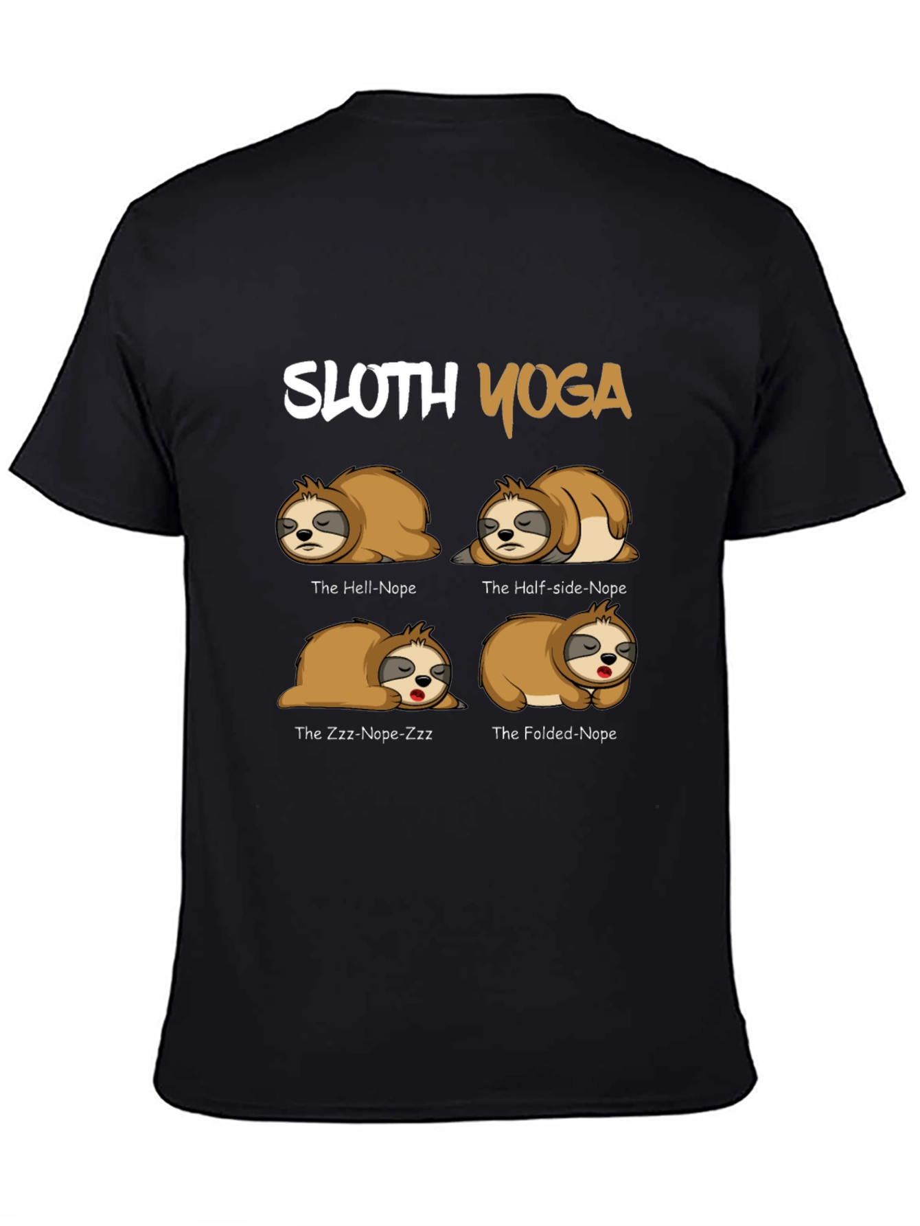 Sloth Yoga T-Shirt - Funny Novelty Tee