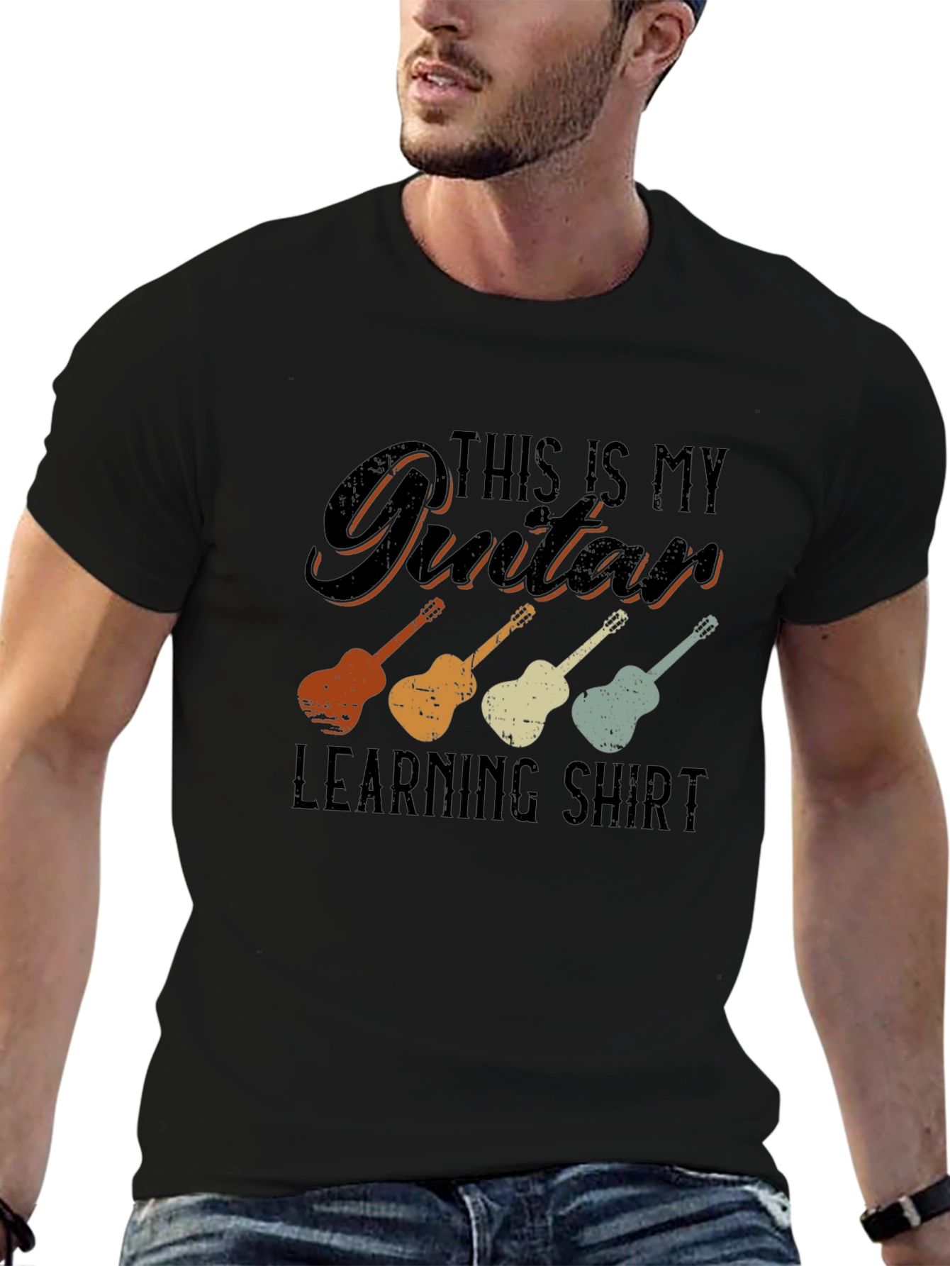 Guitar Learning T-Shirt - Musician Tee