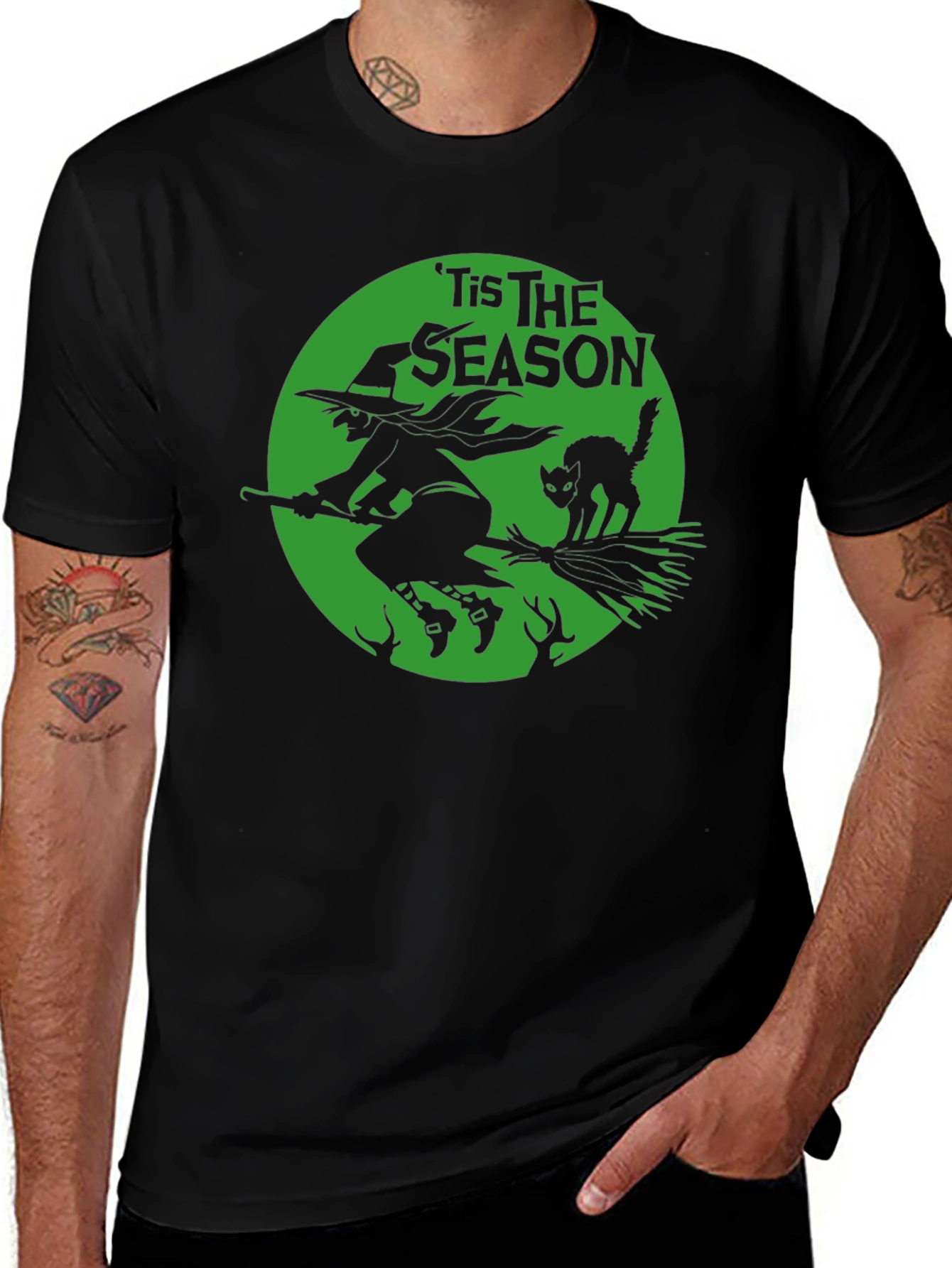 Tis the Season Witch T-Shirt - Halloween Tee