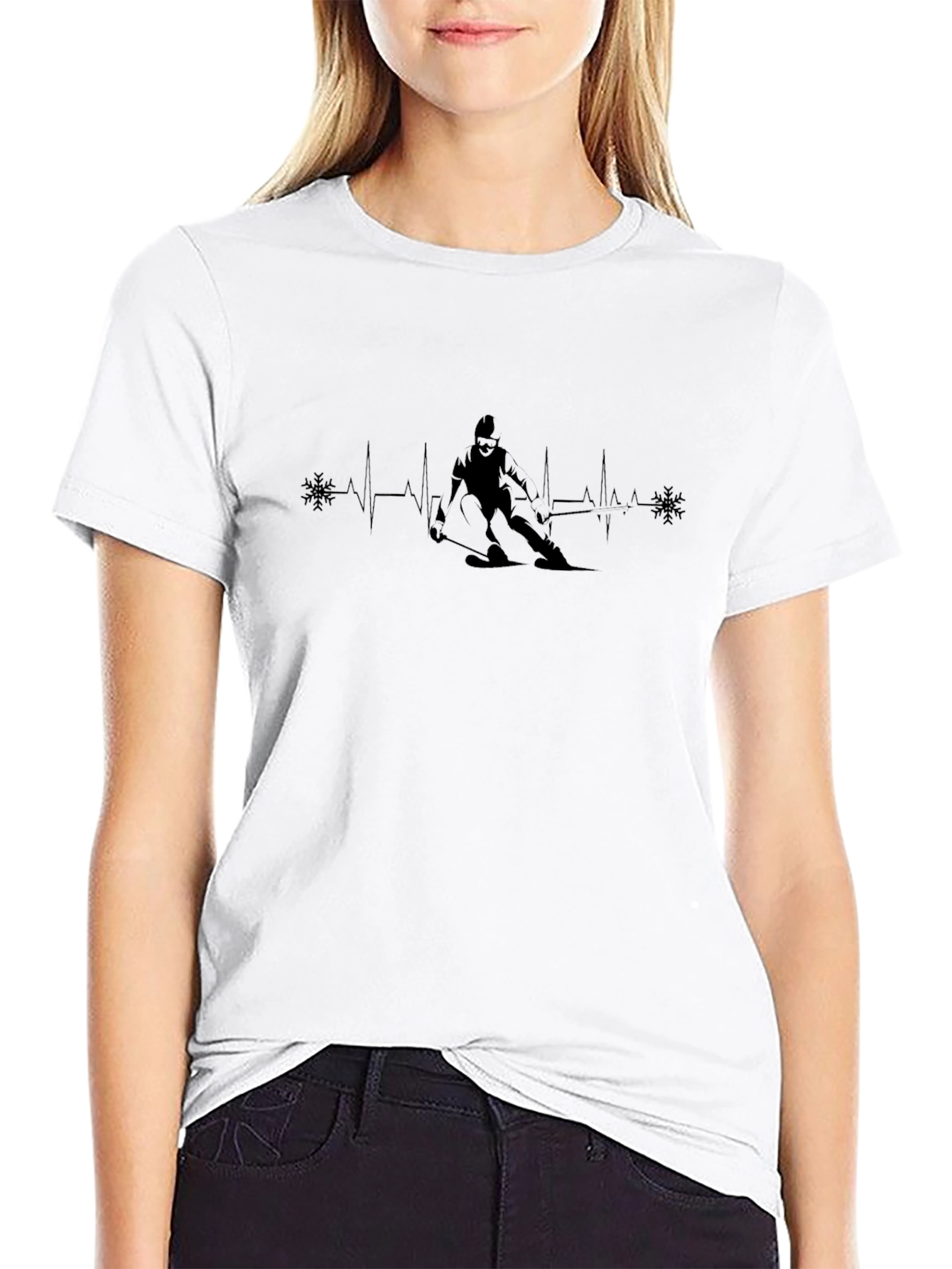 Ski Heartbeat T-Shirt