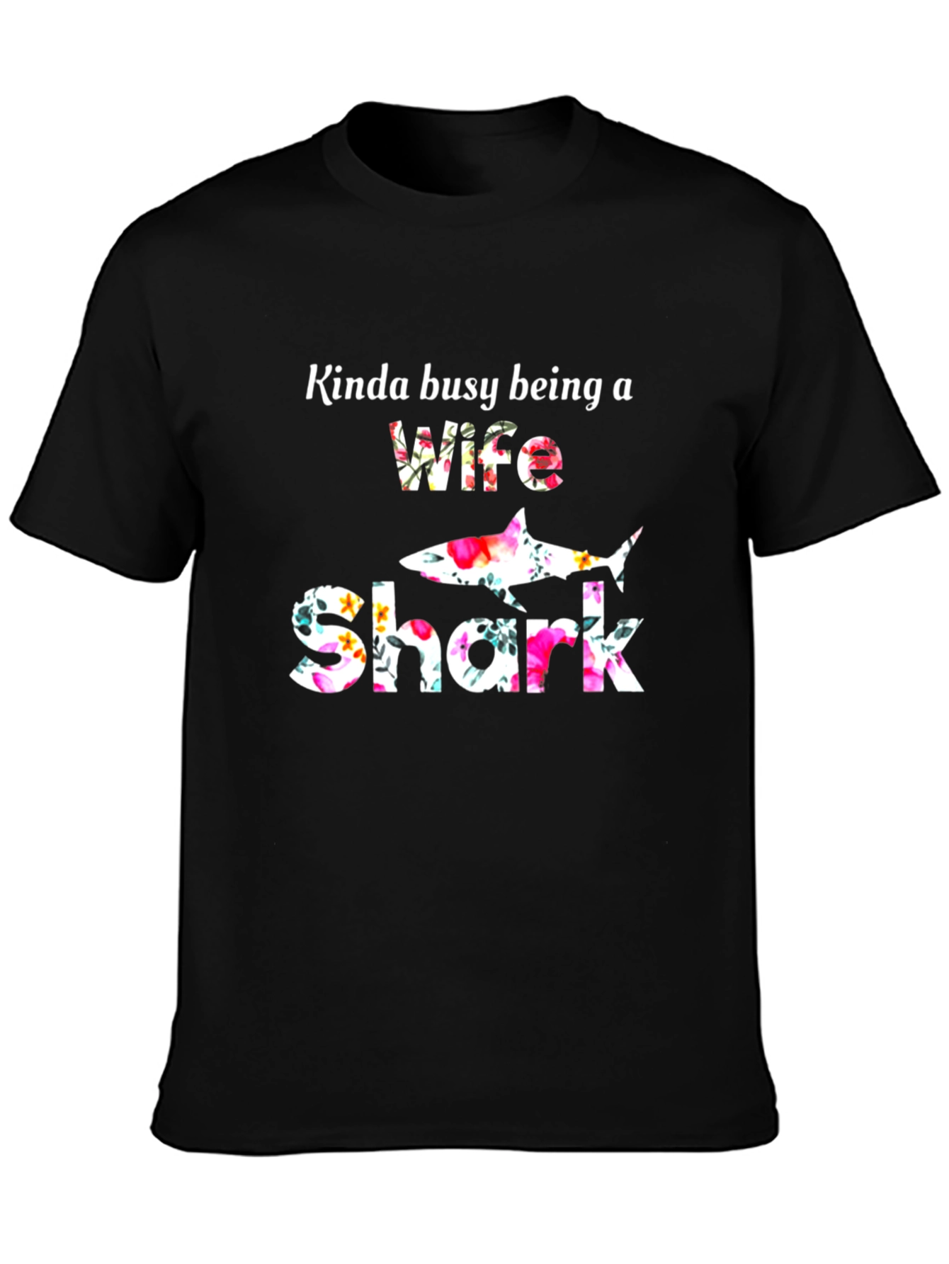 Wife Shark Graphic T-Shirt