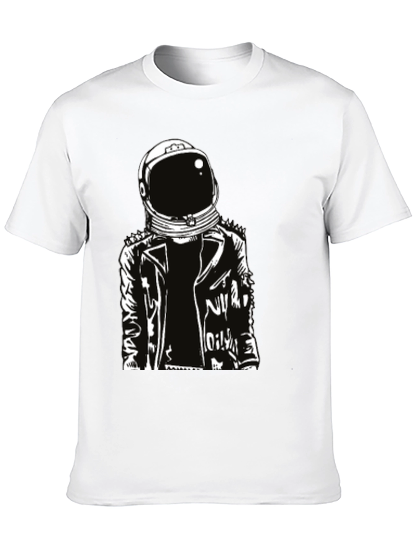 Astronaut Graphic Print T-Shirt - Cool Space Tee