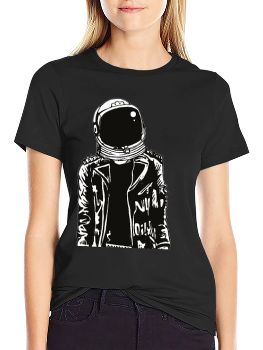 Astronaut Graphic Print T-Shirt - Cool Space Tee
