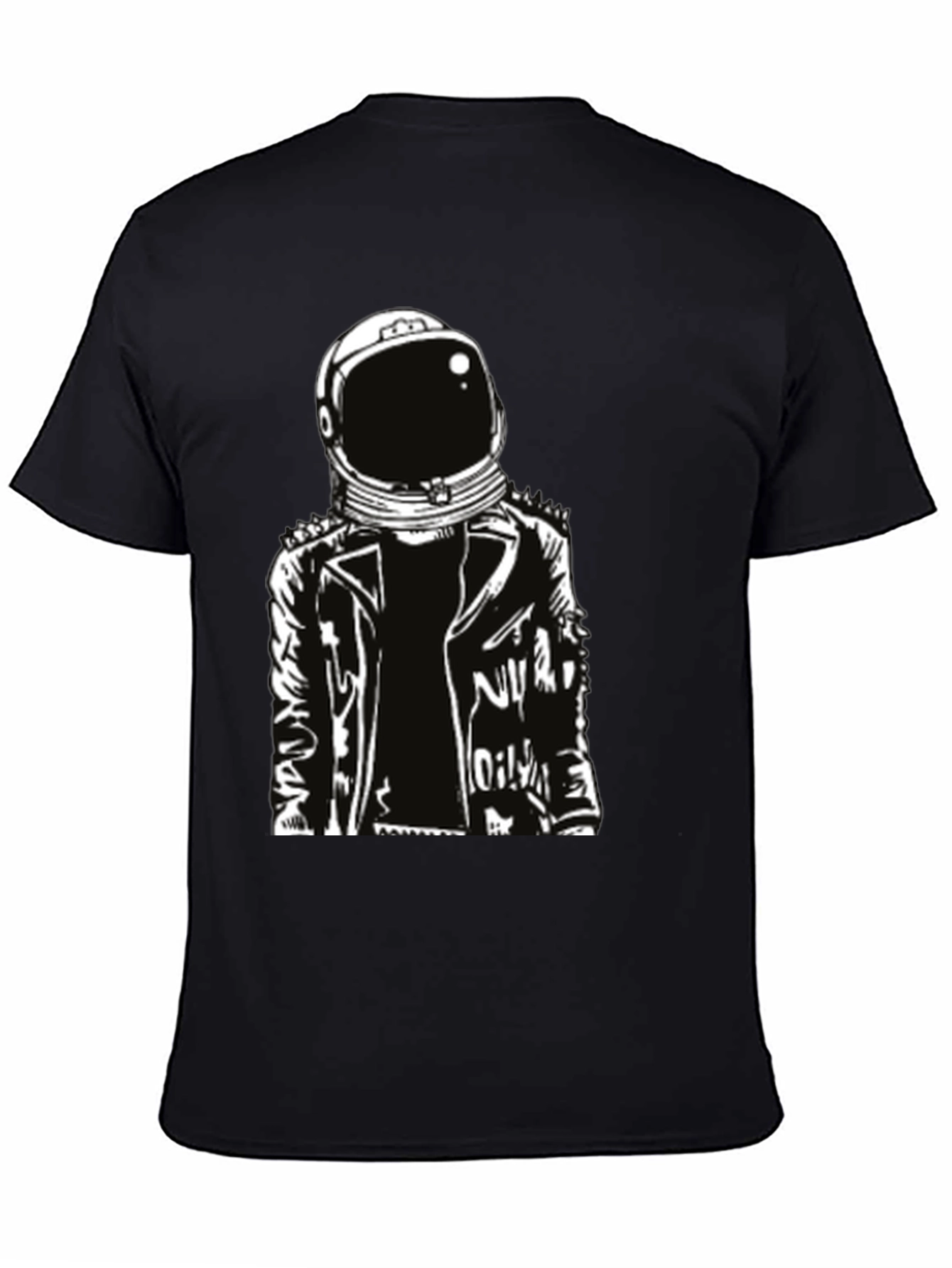 Astronaut Graphic Print T-Shirt - Cool Space Tee