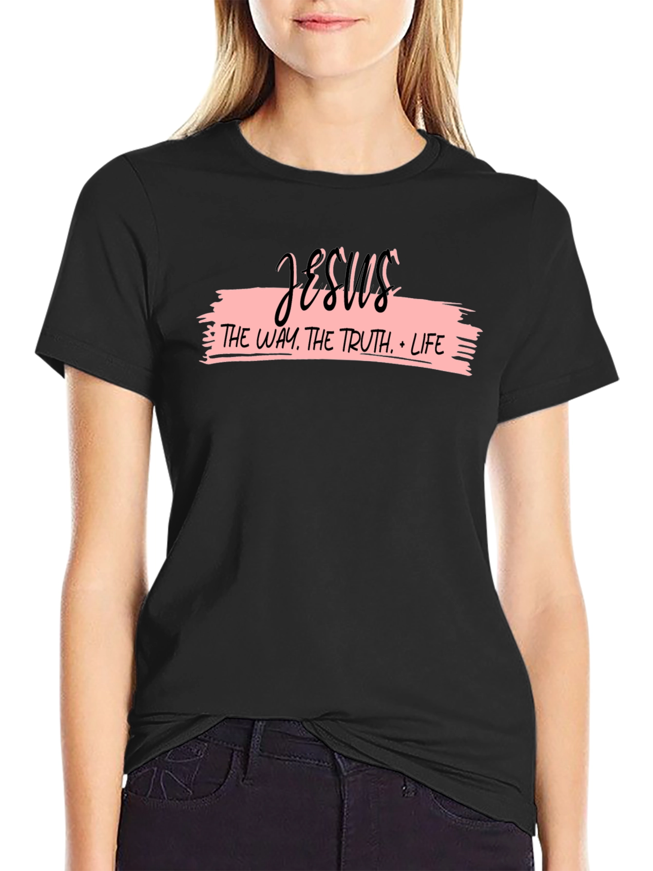 Jesus: The Way Truth Life - Christian T-Shirt