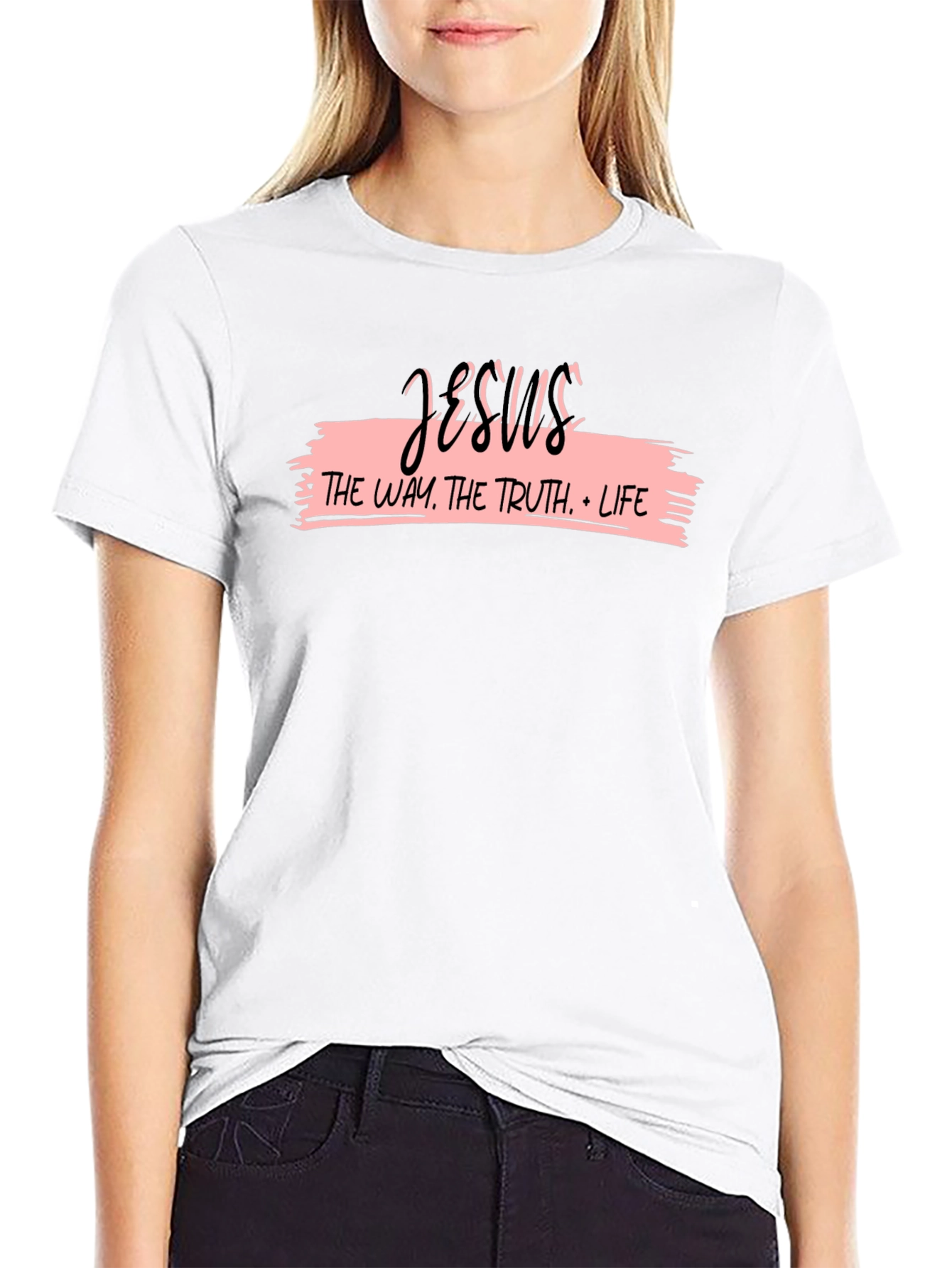 Jesus: The Way Truth Life - Christian T-Shirt
