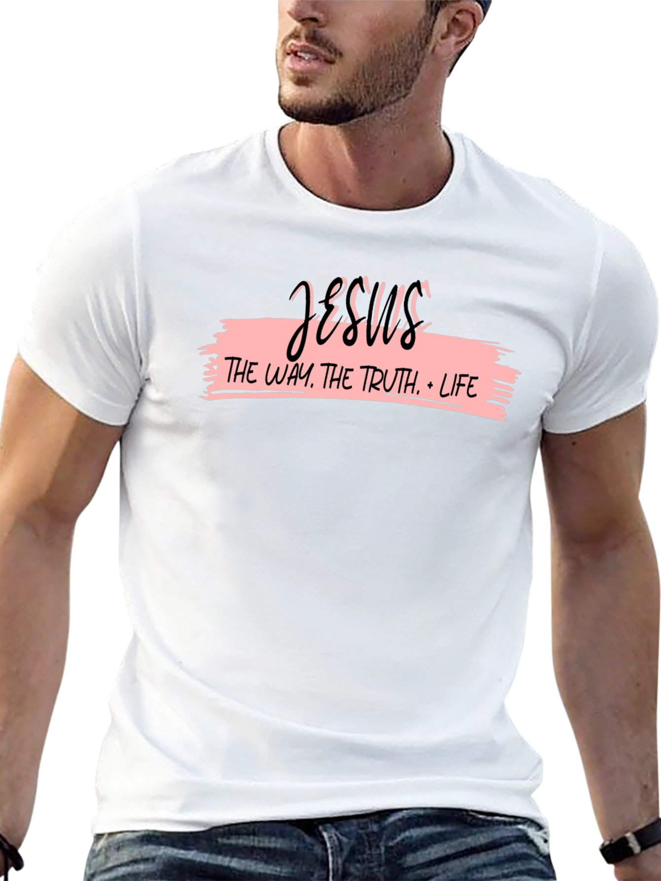 Jesus: The Way Truth Life - Christian T-Shirt