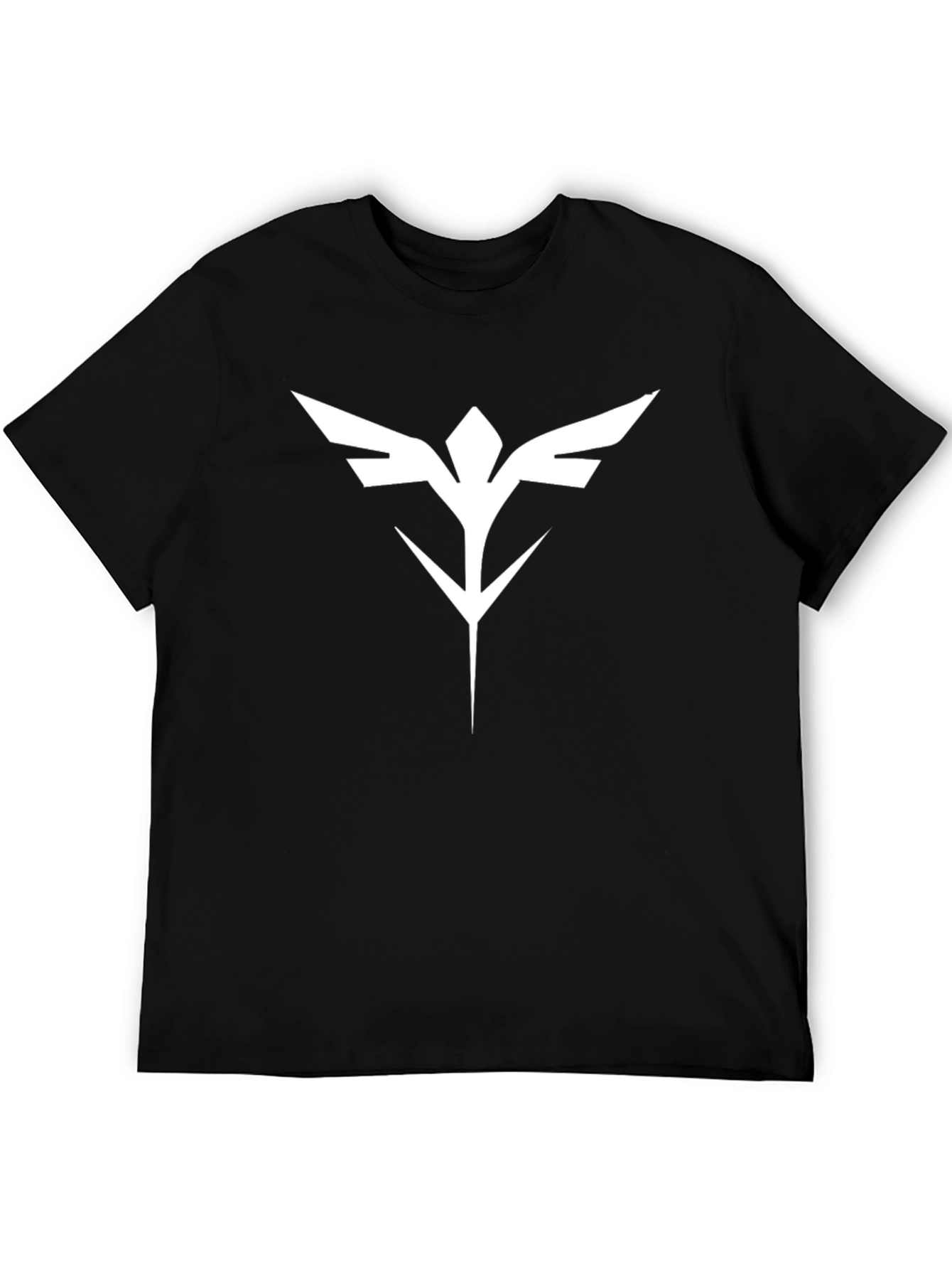 Black Tee with White Emblem