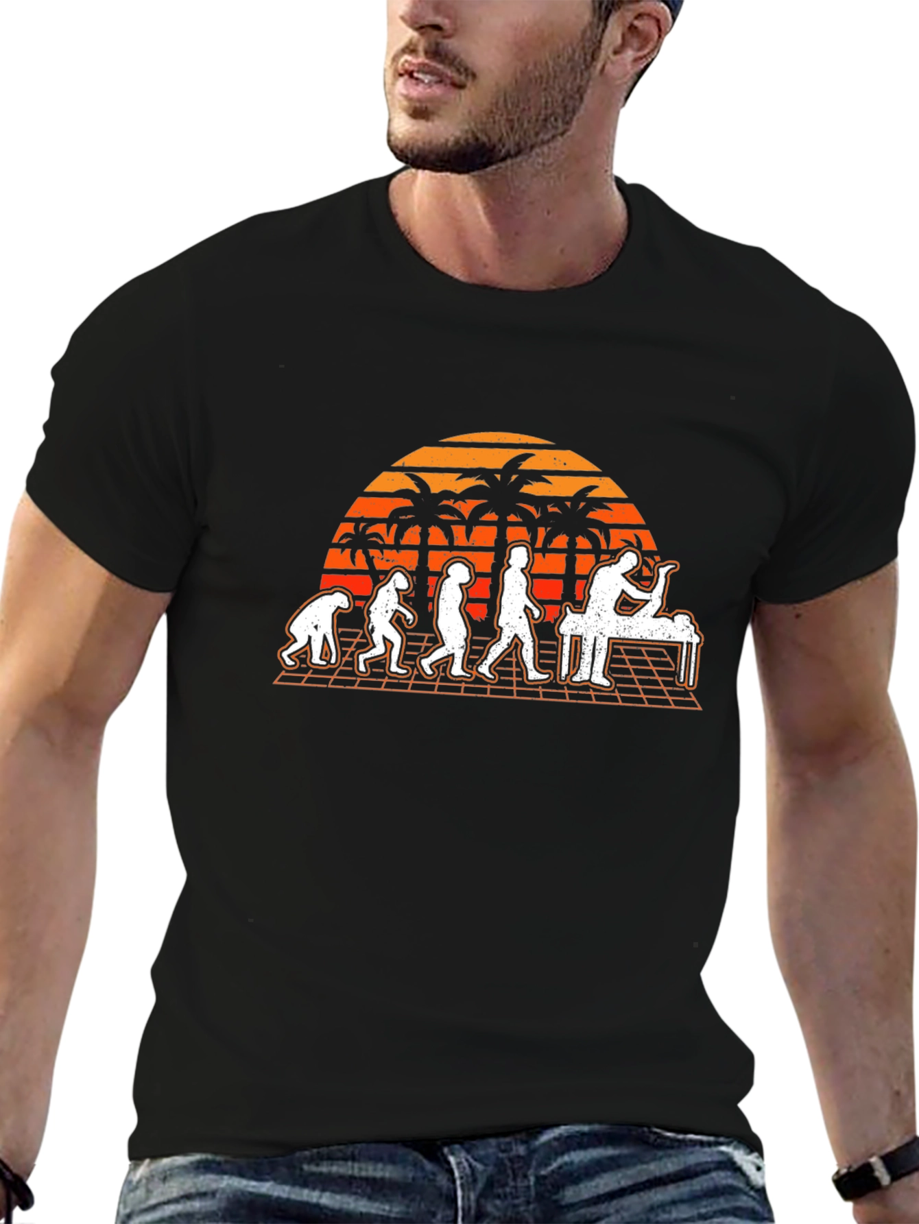 Evolution Massage Therapy Black Graphic T-Shirt