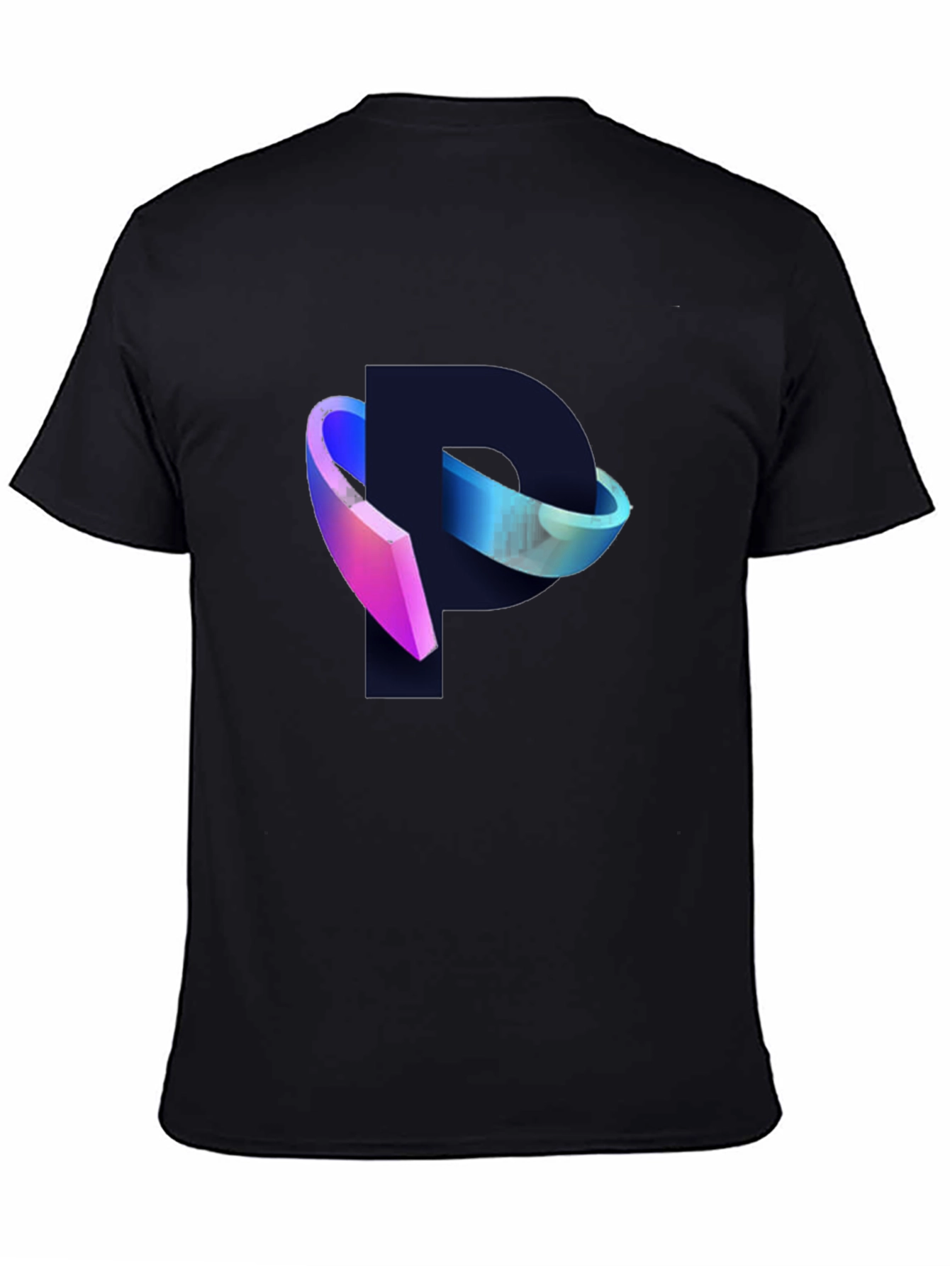 Modern P Logo Black T-Shirt