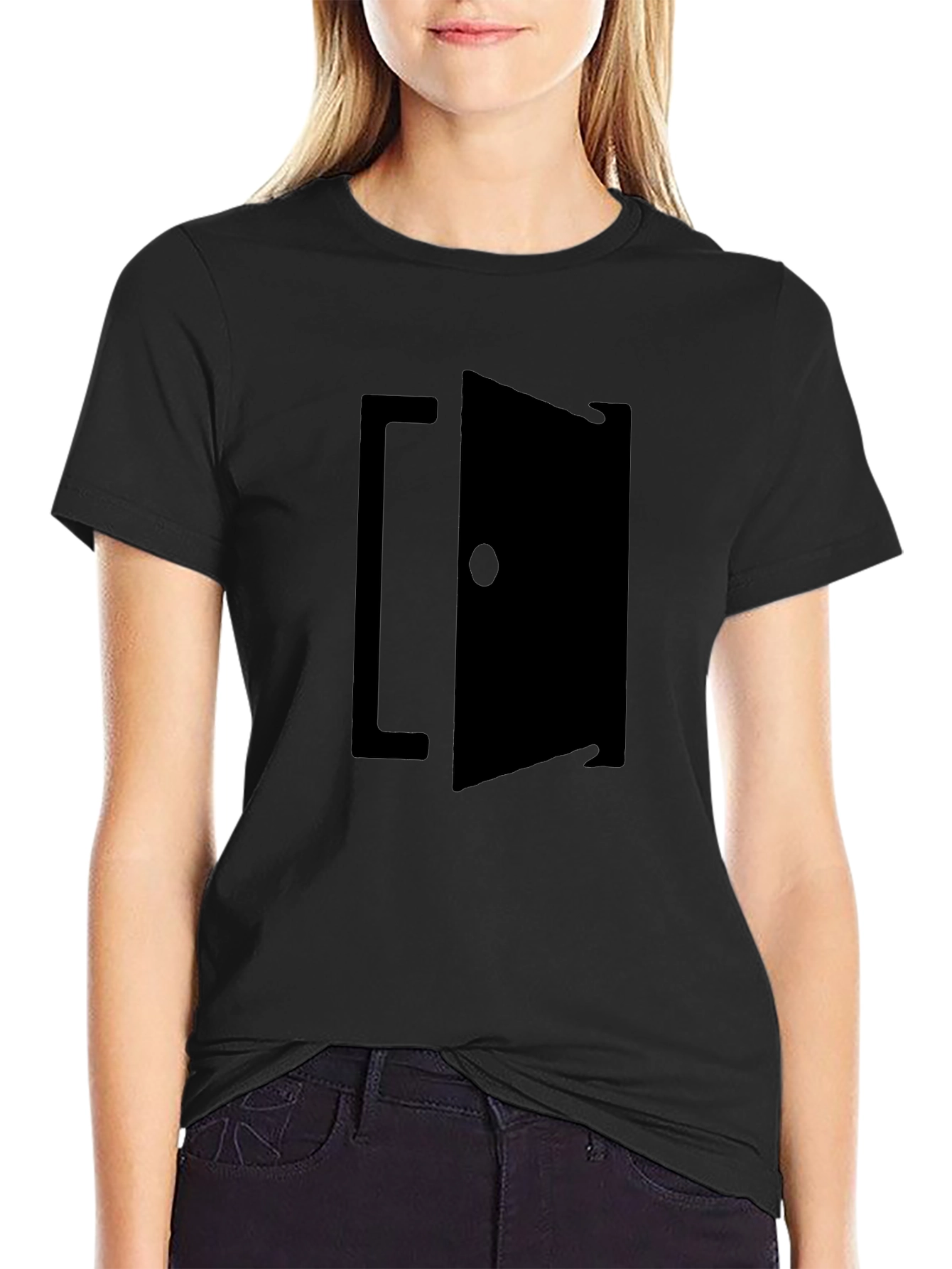 Open Door Graphic Tee - Black