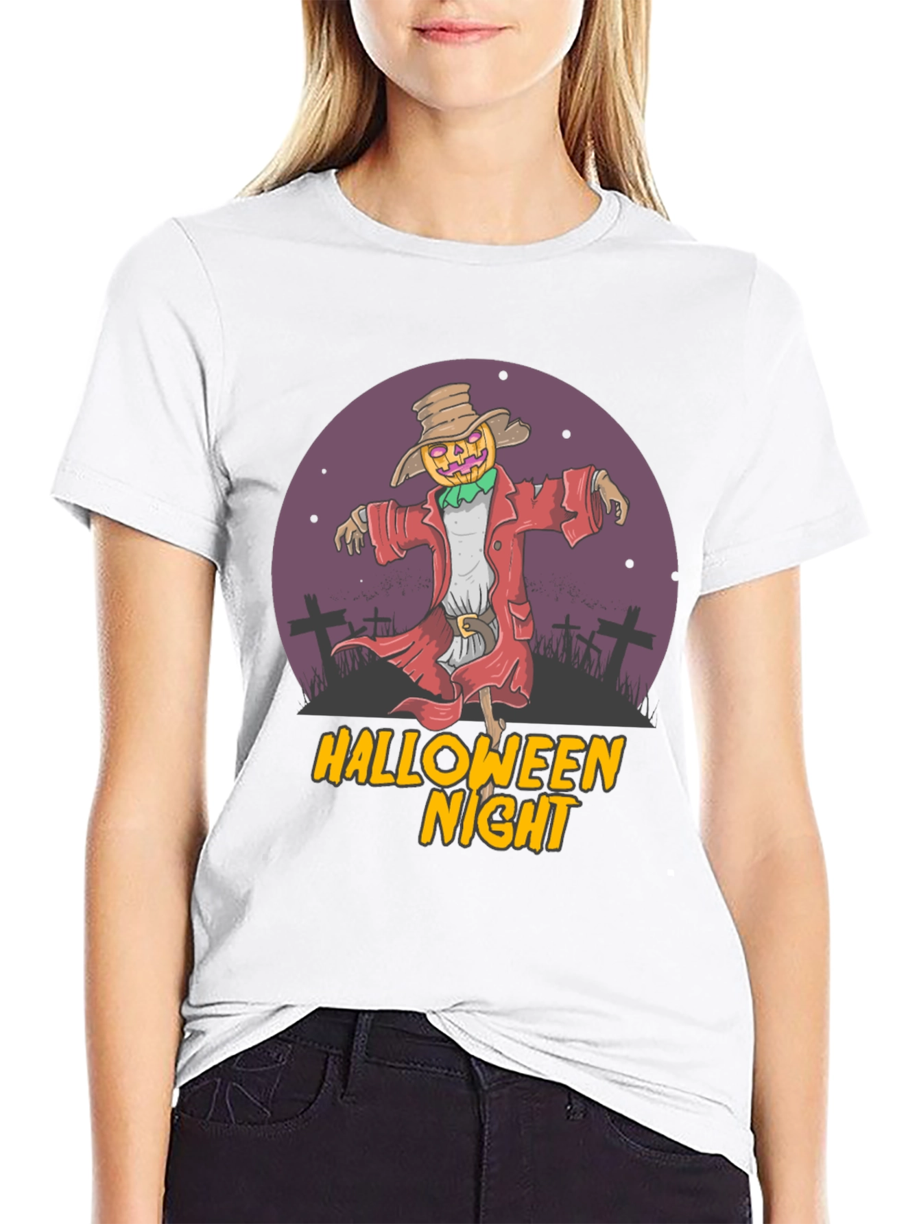 Halloween Night Scarecrow T-Shirt
