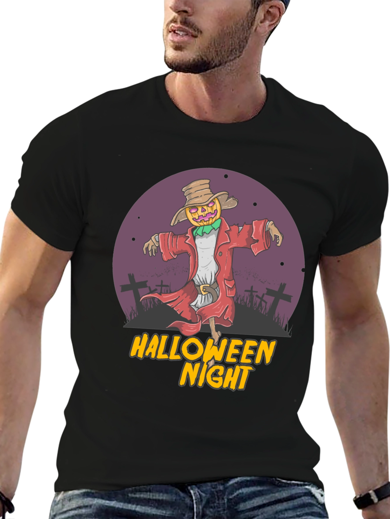 Halloween Night Scarecrow T-Shirt