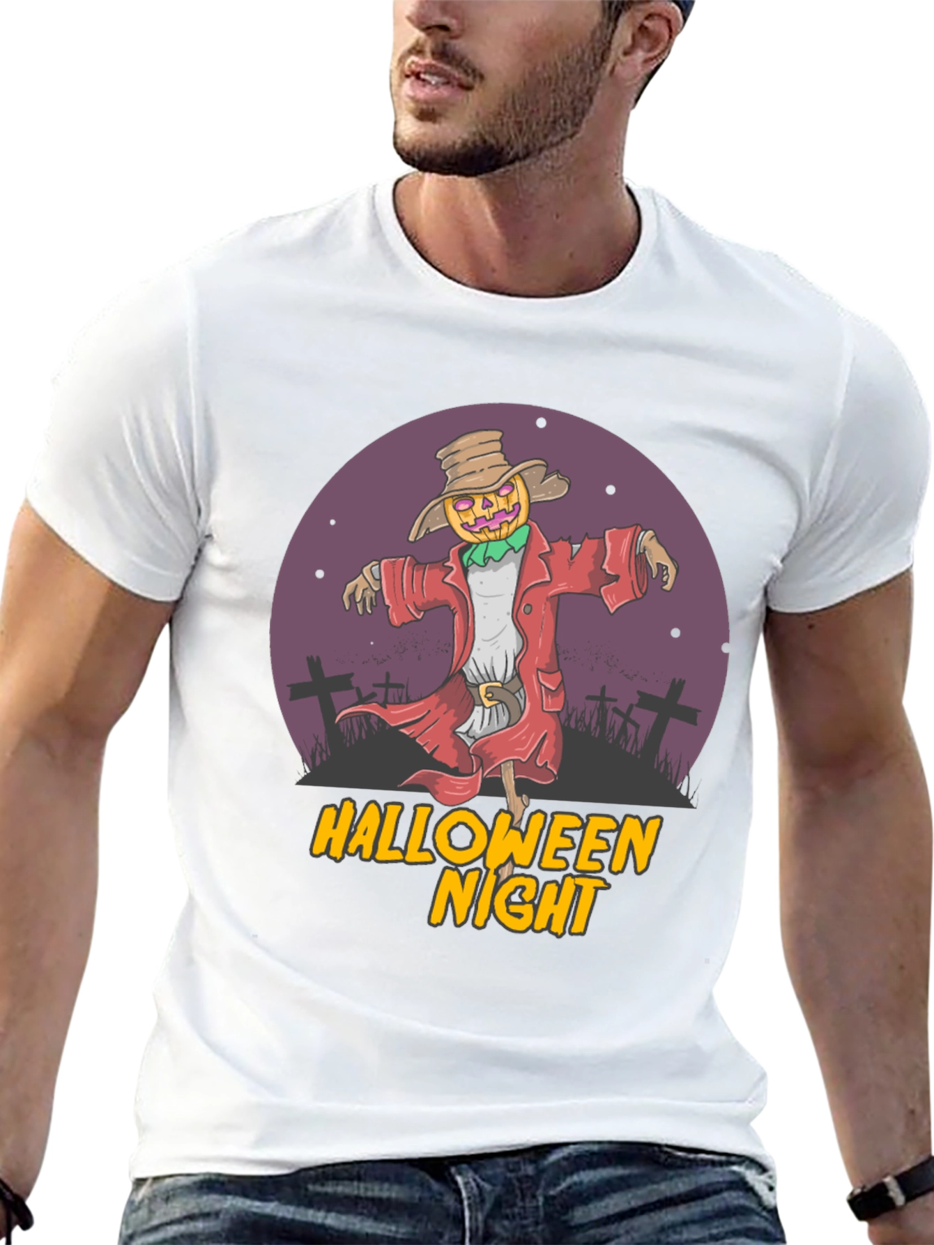Halloween Night Scarecrow T-Shirt