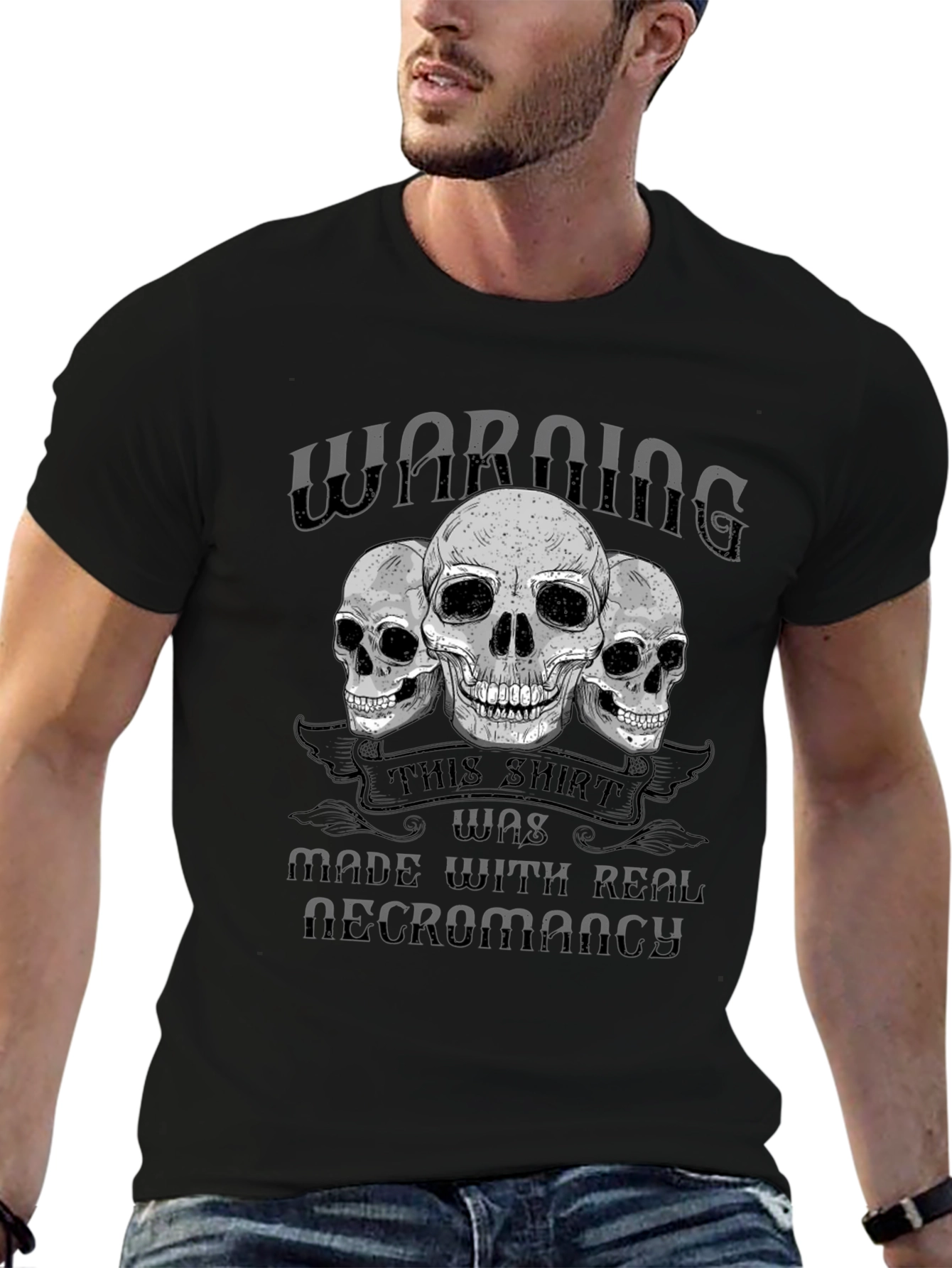 Necromancy T-Shirt | Skull Graphic Tee