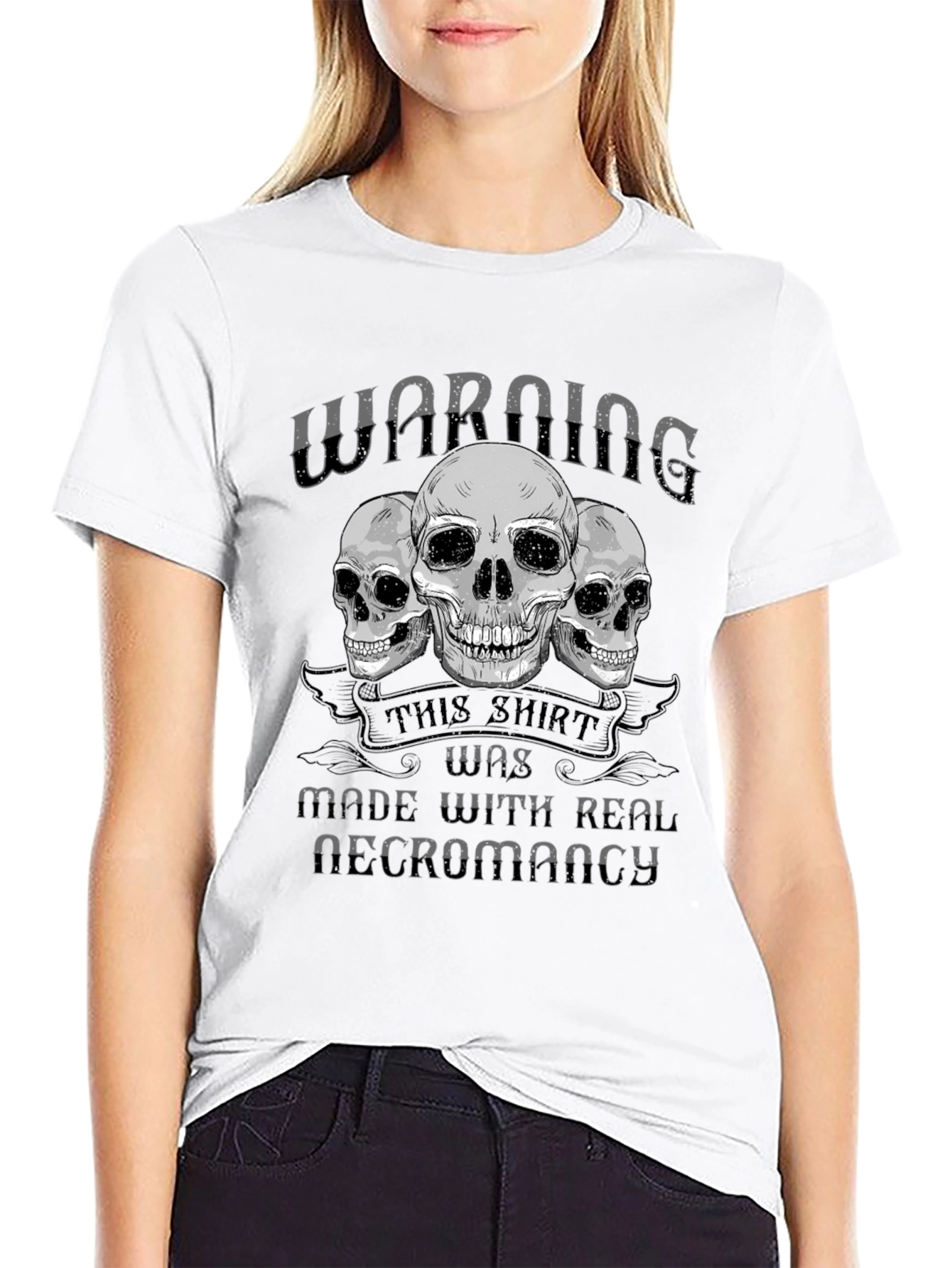 Necromancy T-Shirt | Skull Graphic Tee