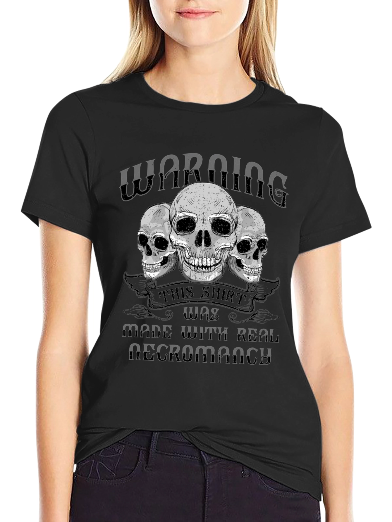 Necromancy T-Shirt | Skull Graphic Tee