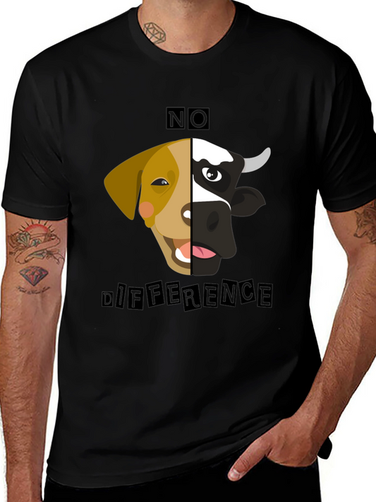 No Difference Tee: Vegan Animal Rights T-Shirt