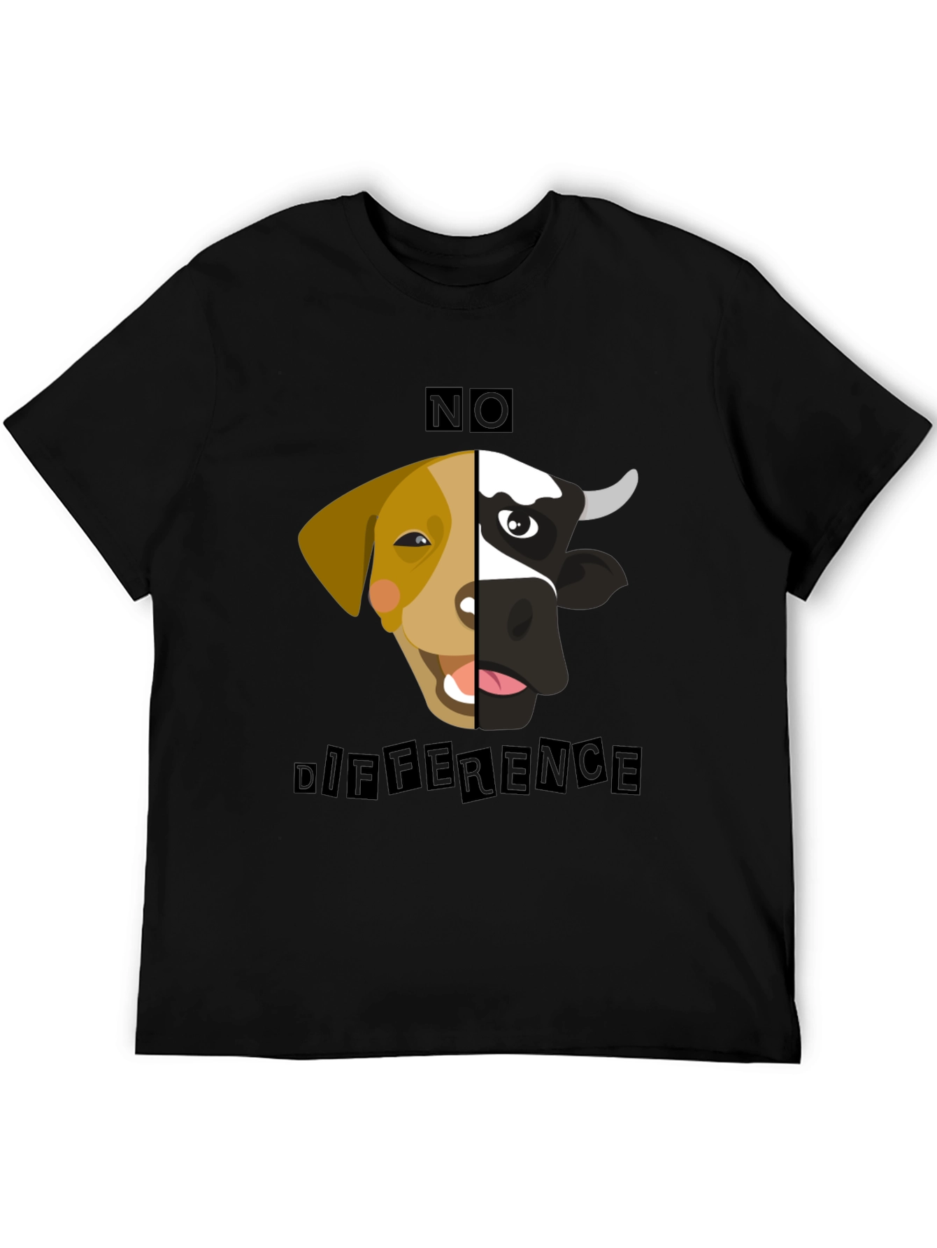 No Difference Tee: Vegan Animal Rights T-Shirt