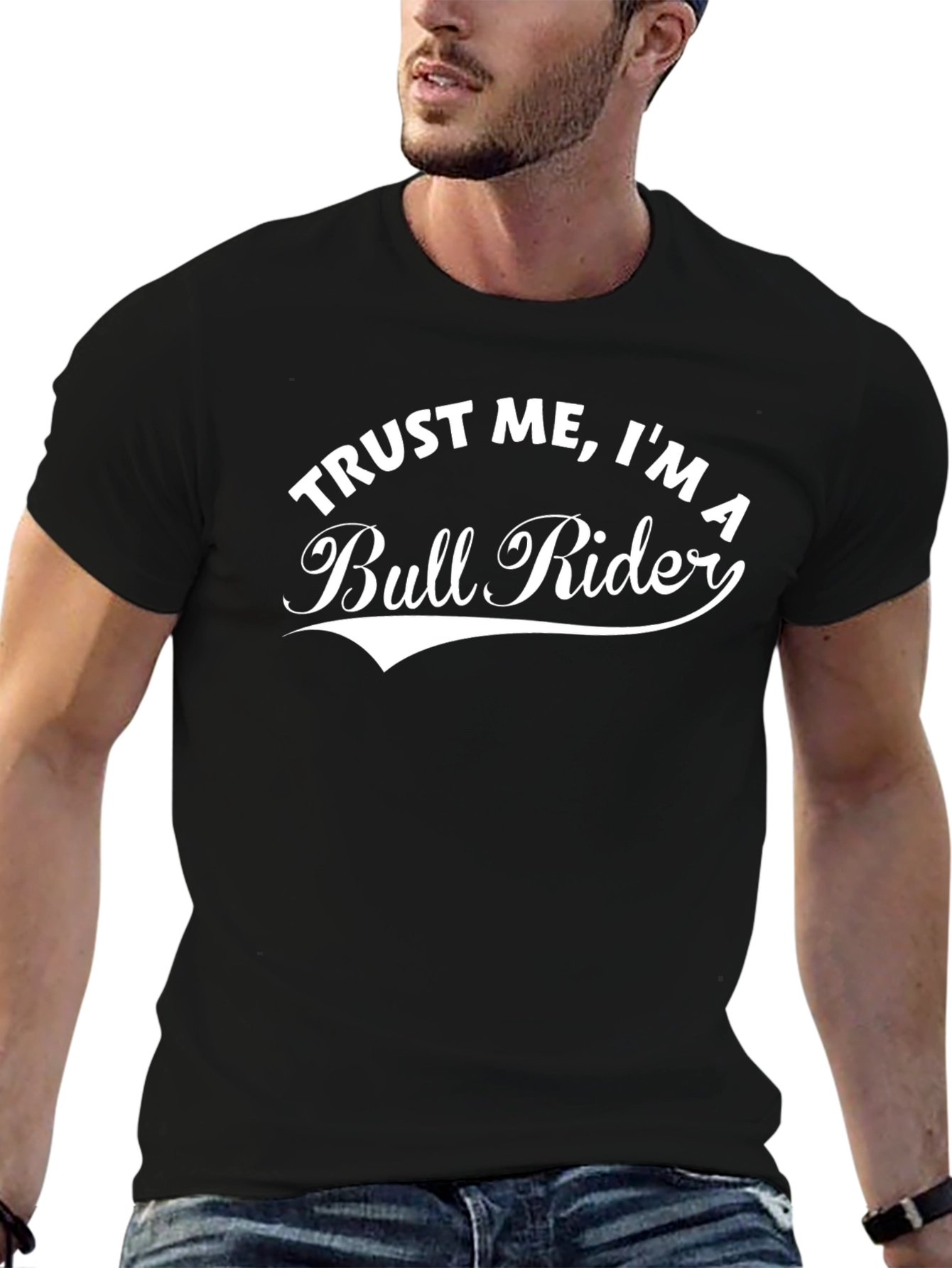 Trust Me Im A Bull Rider Graphic Tee