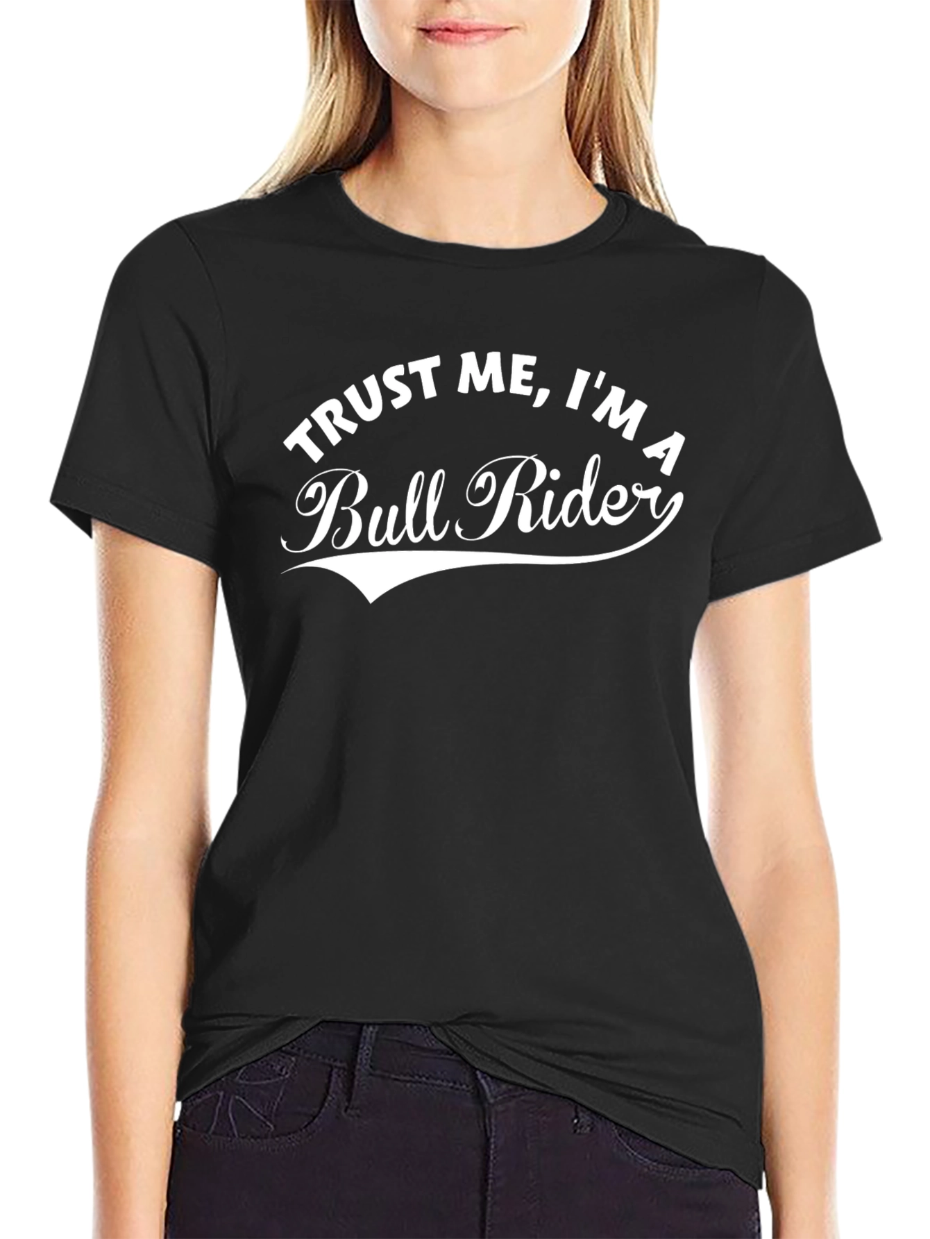 Trust Me Im A Bull Rider Graphic Tee